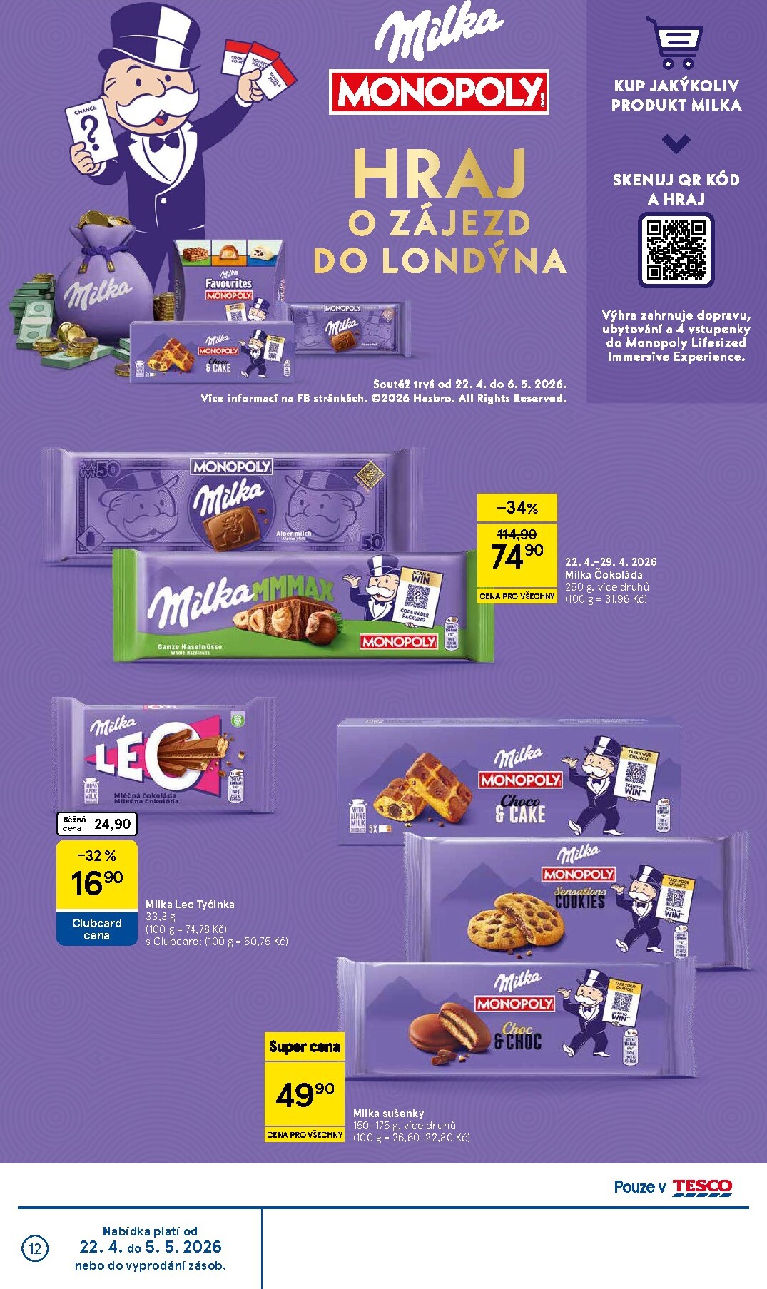 tesco - Budoucí Tesco leták platný od středy 22.04.2026 do úterý 28.04.2026 - page: 12
