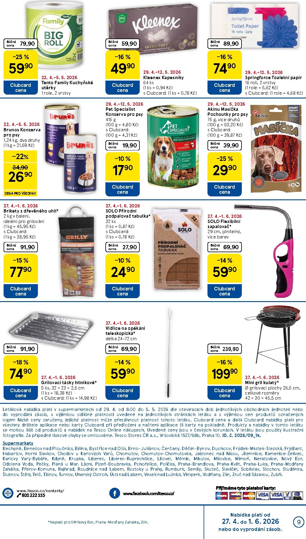 tesco - Budoucí Tesco supermarket leták platný od středy 29.04.2026 do úterý 05.05.2026 - page: 9