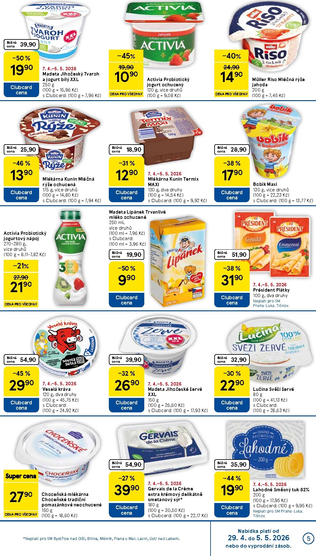 tesco - Budoucí Tesco supermarket leták platný od středy 29.04.2026 do úterý 05.05.2026 - page: 5