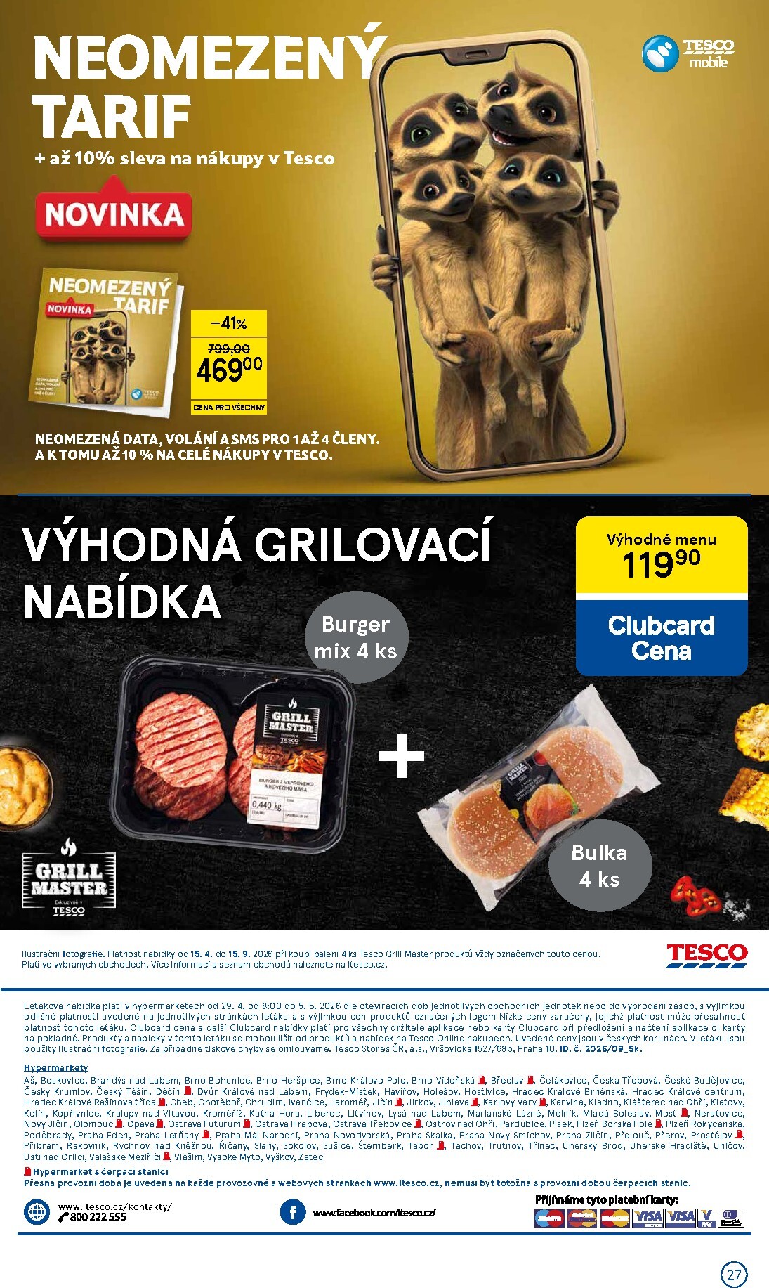 tesco - Budoucí Tesco leták platný od středy 29.04.2026 do úterý 05.05.2026 - page: 27