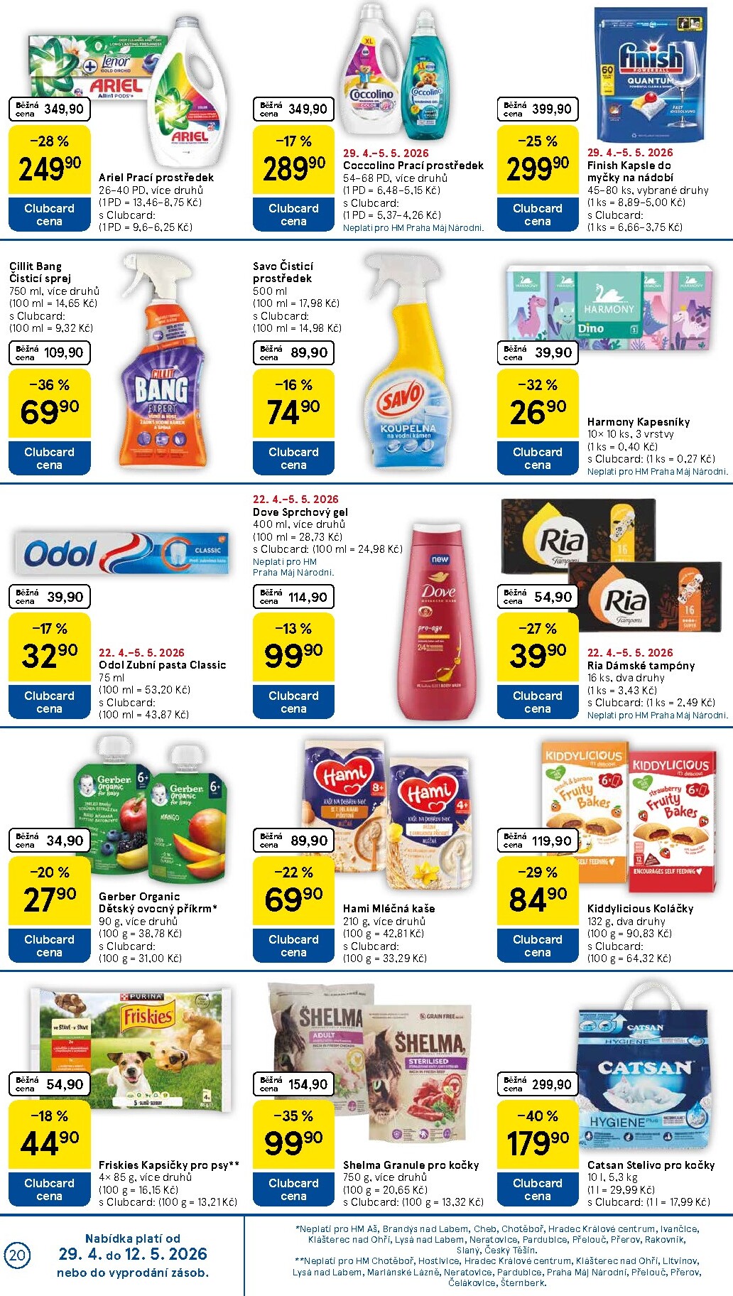 tesco - Budoucí Tesco leták platný od středy 29.04.2026 do úterý 05.05.2026 - page: 20