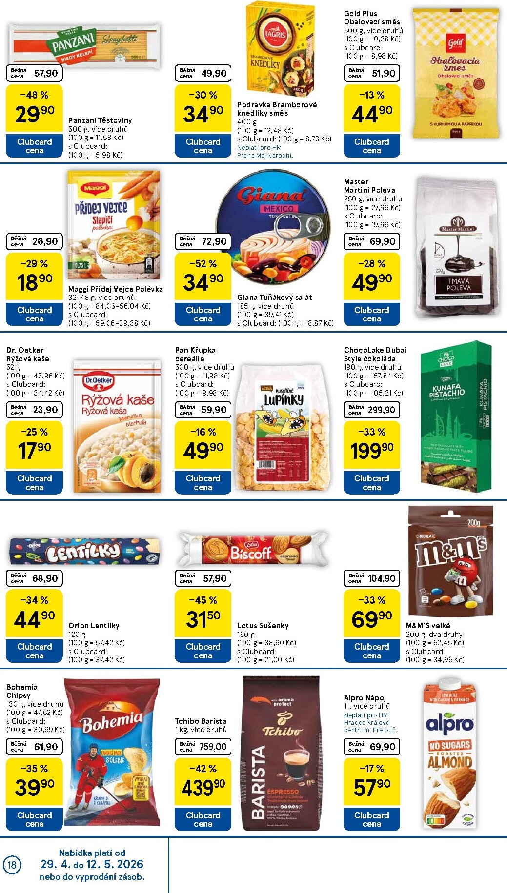tesco - Budoucí Tesco leták platný od středy 29.04.2026 do úterý 05.05.2026 - page: 18