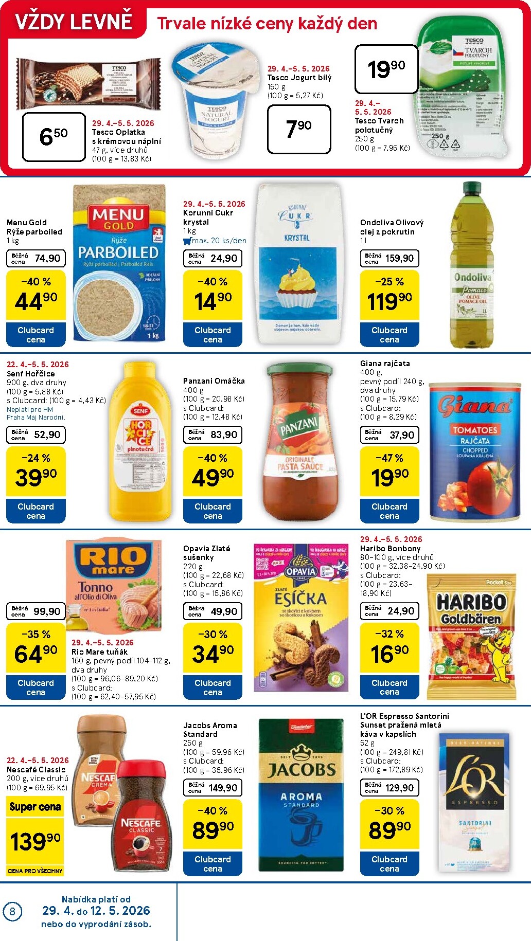 tesco - Budoucí Tesco leták platný od středy 29.04.2026 do úterý 05.05.2026 - page: 8