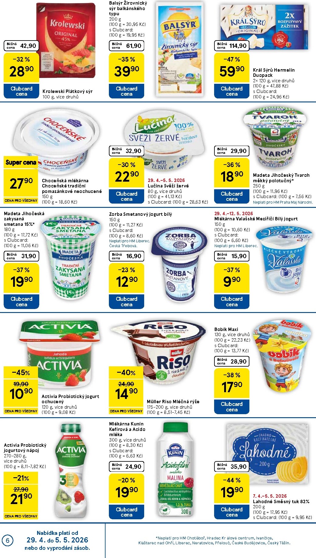 tesco - Budoucí Tesco leták platný od středy 29.04.2026 do úterý 05.05.2026 - page: 6