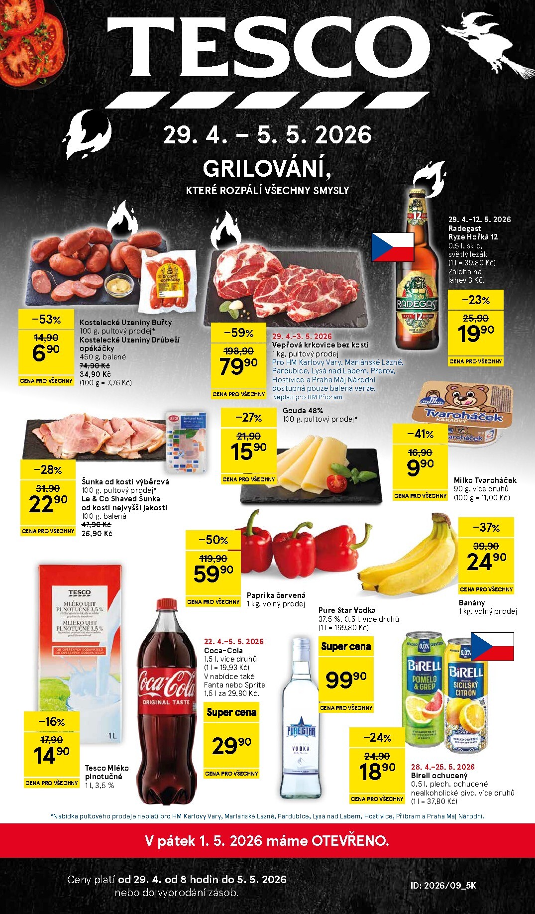 tesco - Budoucí Tesco leták platný od středy 29.04.2026 do úterý 05.05.2026 - page: 1