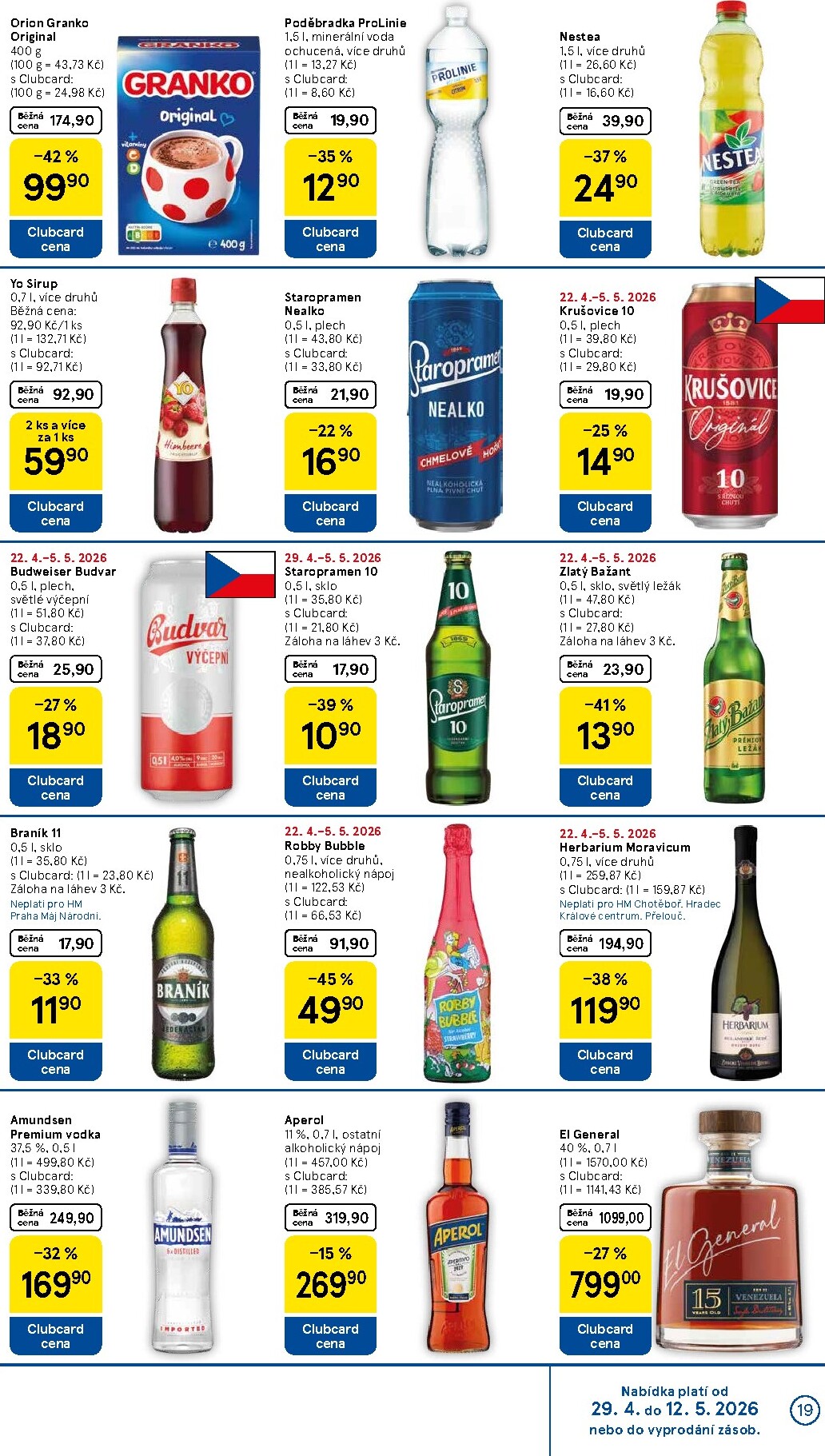 tesco - Budoucí Tesco leták platný od středy 29.04.2026 do úterý 05.05.2026 - page: 19