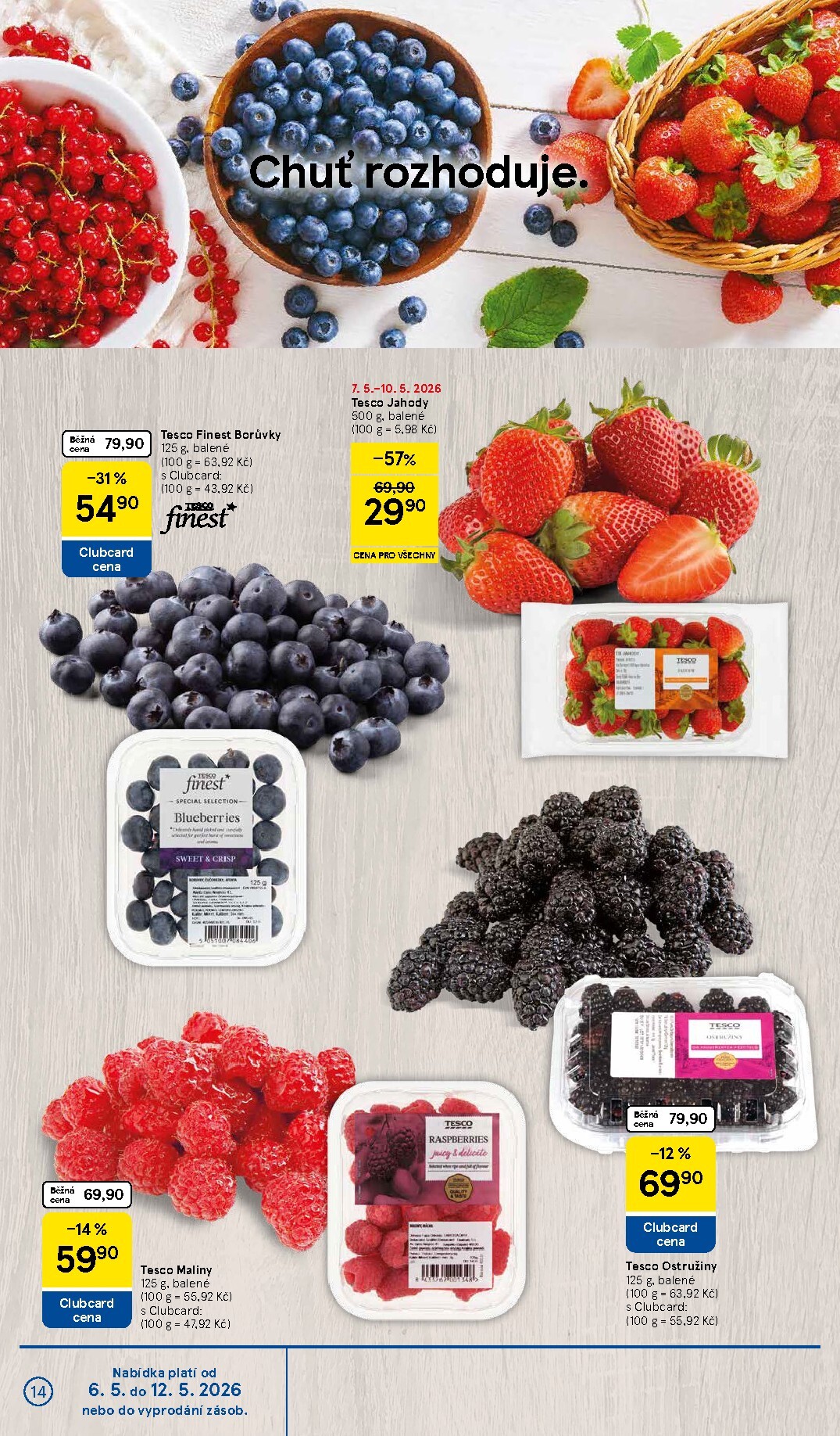 tesco - Budoucí Tesco leták platný od středy 06.05.2026 do úterý 12.05.2026 - page: 14