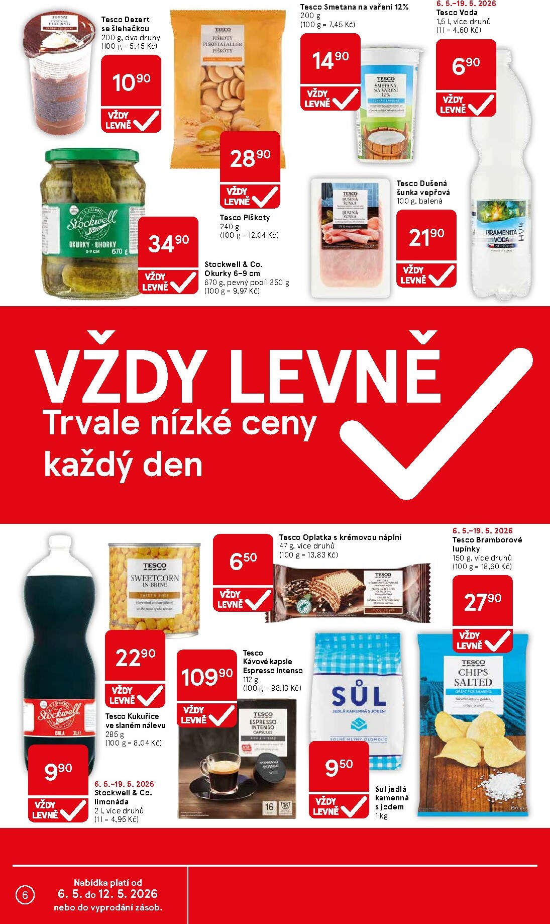 tesco - Budoucí Tesco leták platný od středy 06.05.2026 do úterý 12.05.2026 - page: 6