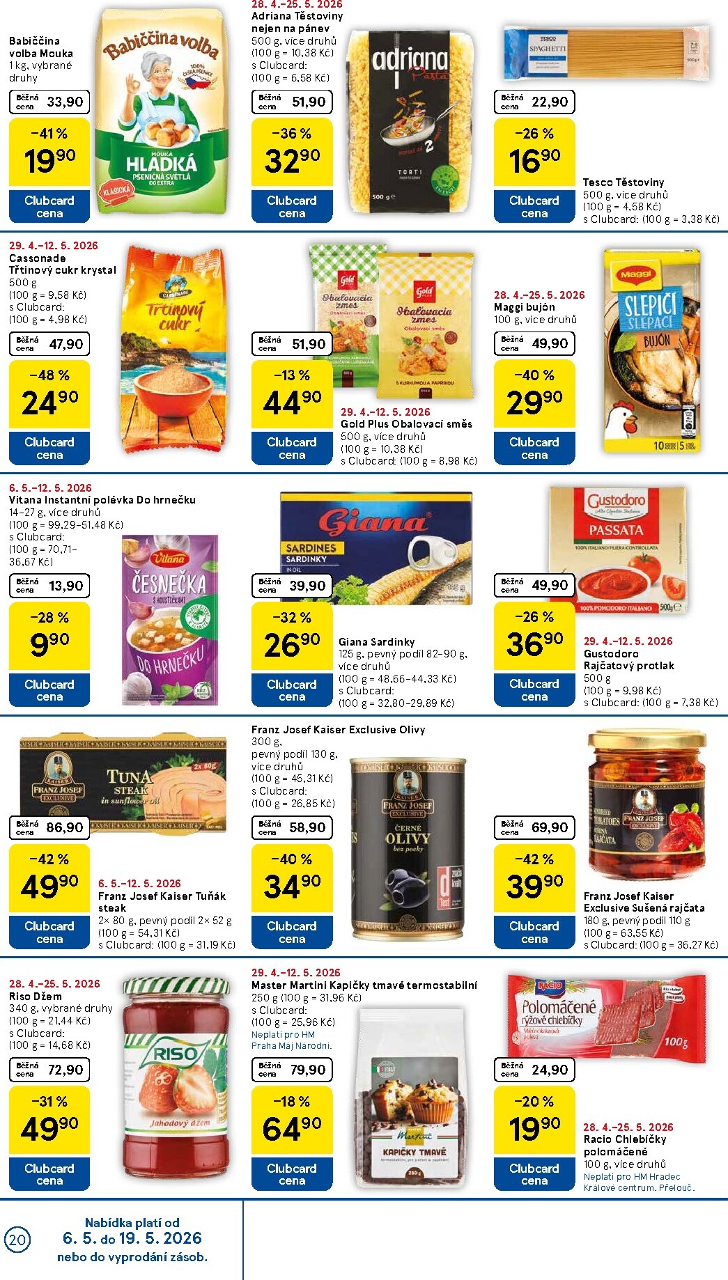 tesco - Budoucí Tesco leták platný od středy 06.05.2026 do úterý 12.05.2026 - page: 20