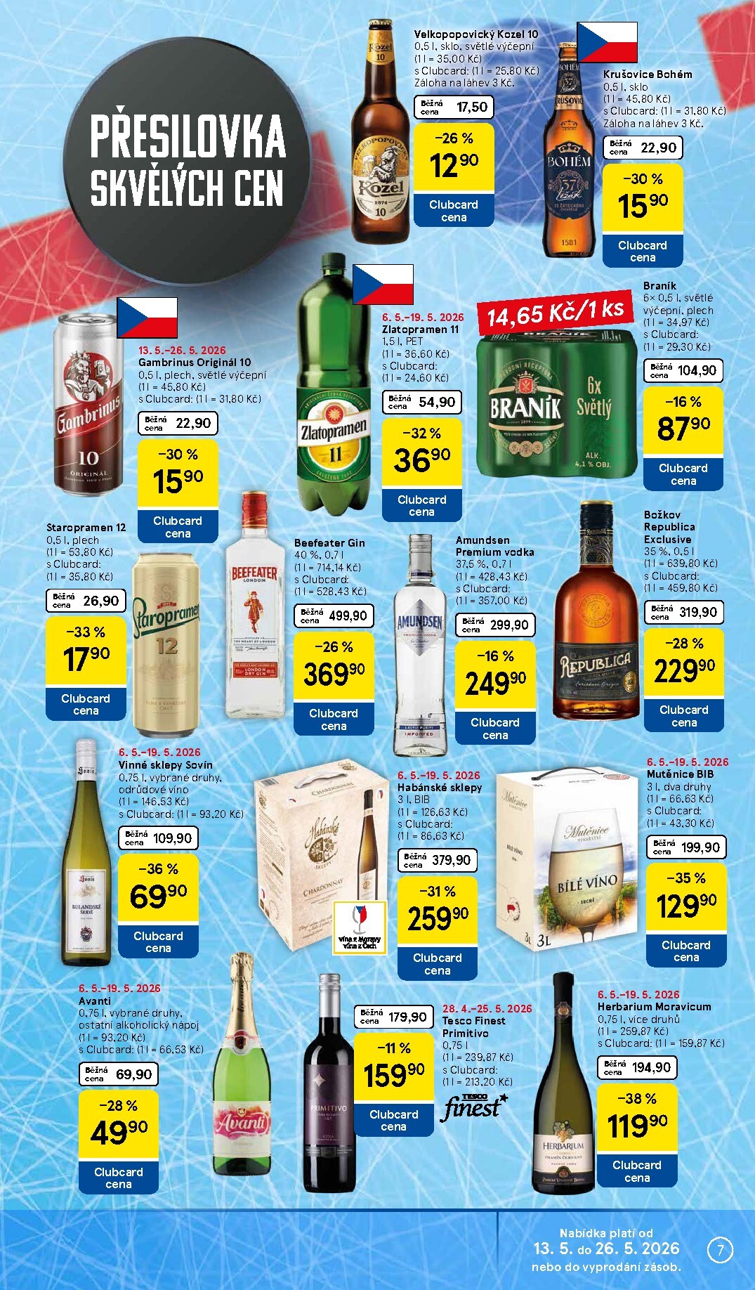 tesco - Budoucí Tesco supermarket leták platný od středy 13.05.2026 do úterý 19.05.2026 - page: 7