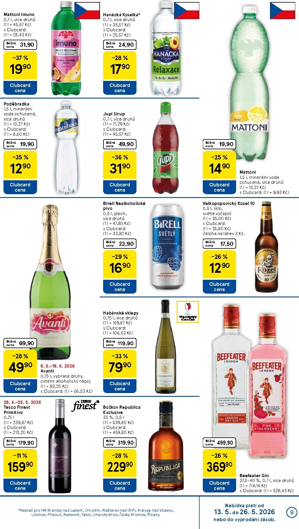tesco - Budoucí Tesco leták platný od středy 13.05.2026 do úterý 19.05.2026 - page: 9