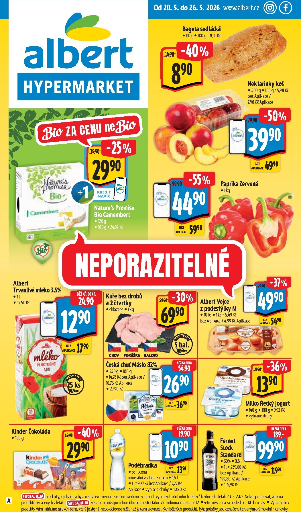 albert - Budoucí Albert Hypermarket leták platný od středy 20.05.2026 do úterý 26.05.2026