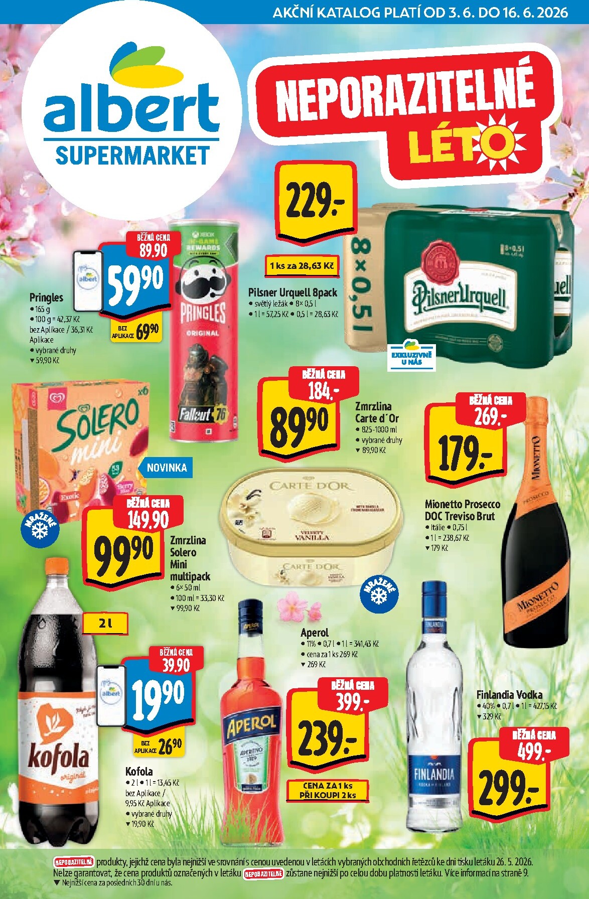 albert - Aktuální Albert Supermarket - Léto leták platný od středy 03.06.2026 do úterý 16.06.2026