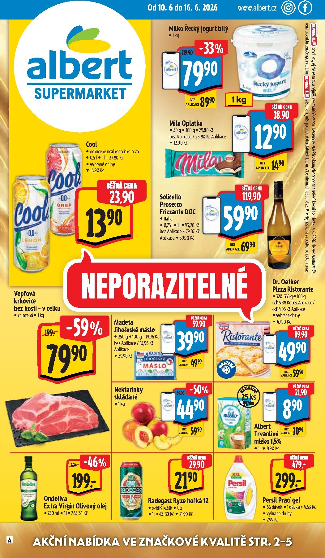 albert - Budoucí Albert Supermarket leták platný od středy 10.06.2026 do úterý 16.06.2026