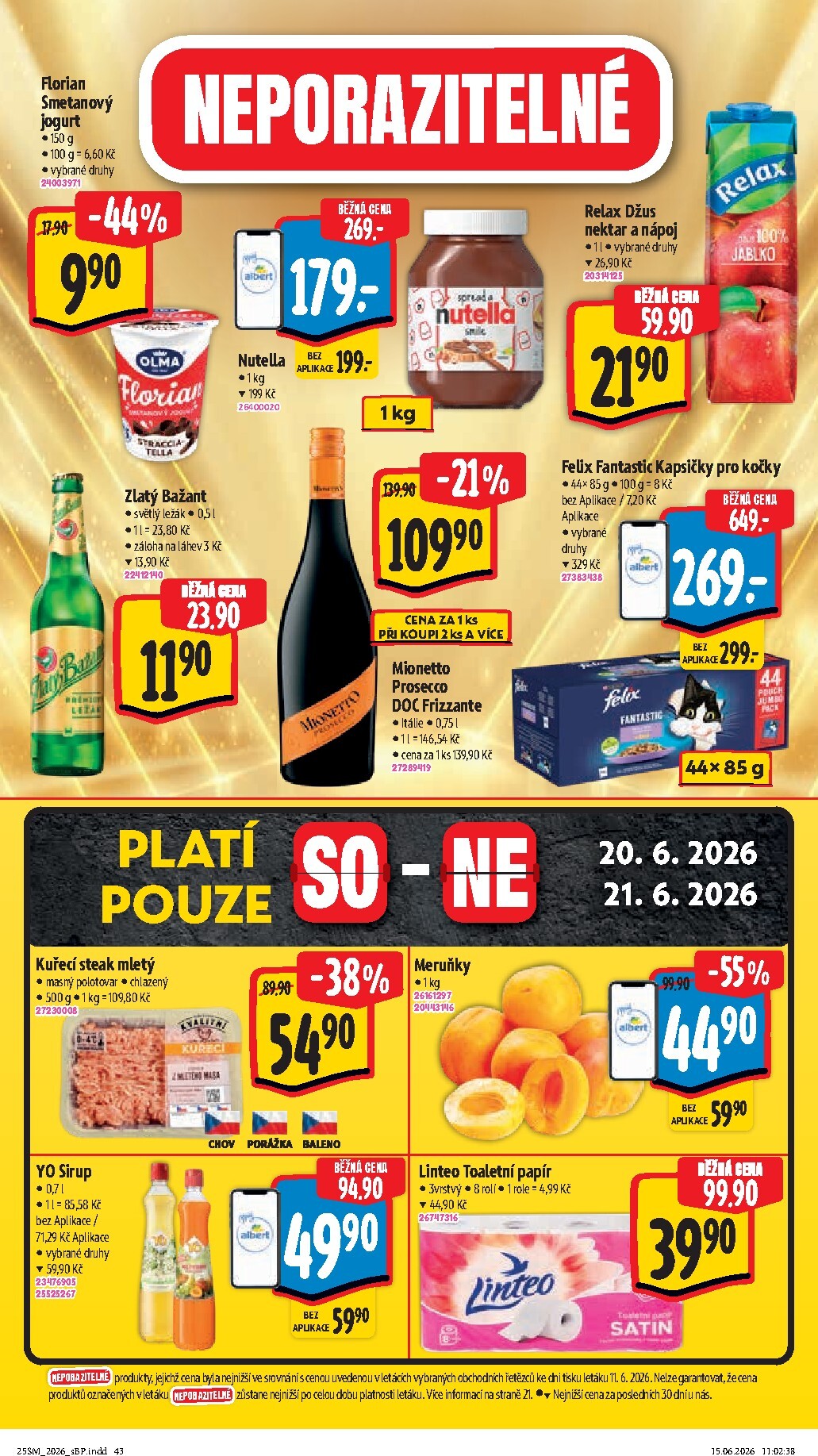 albert - Budoucí Albert Supermarket leták platný od středy 17.06.2026 do úterý 23.06.2026 - page: 48
