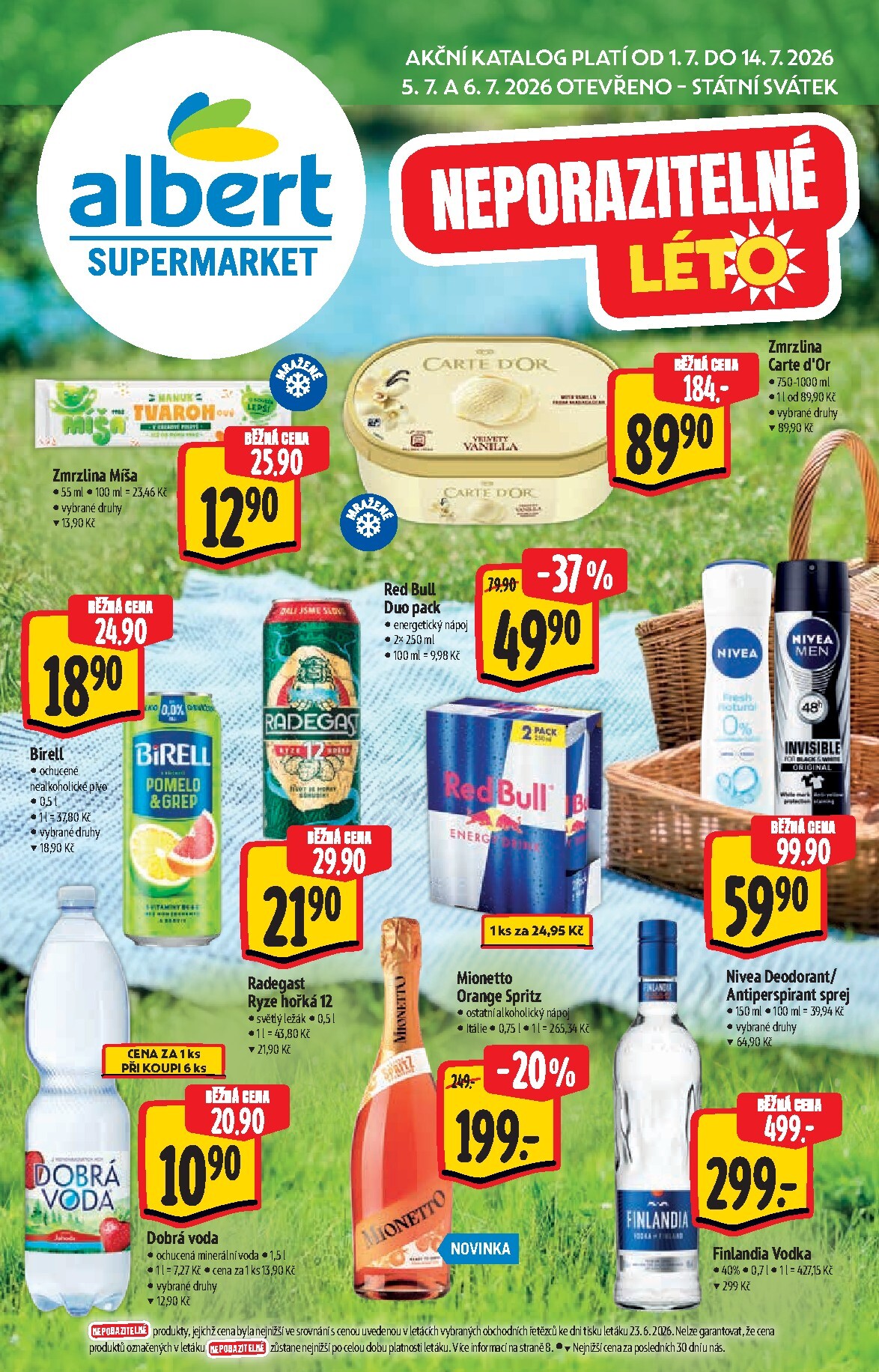 albert - Budoucí Albert Supermarket - Akční Katalog leták platný od středy 01.07.2026 do úterý 14.07.2026