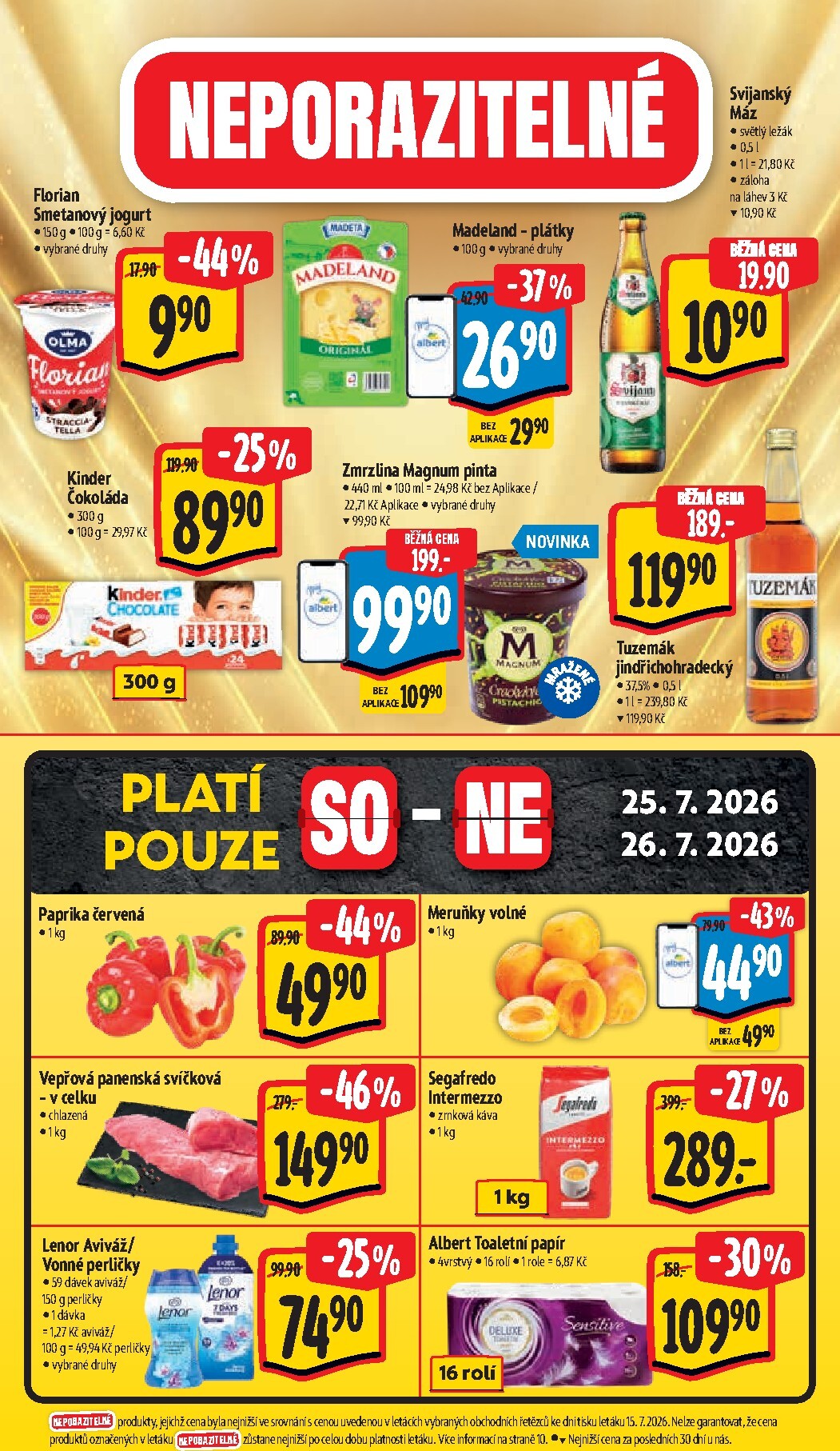 albert - Budoucí Albert Hypermarket leták platný od středy 22.07.2026 do úterý 28.07.2026 - page: 50