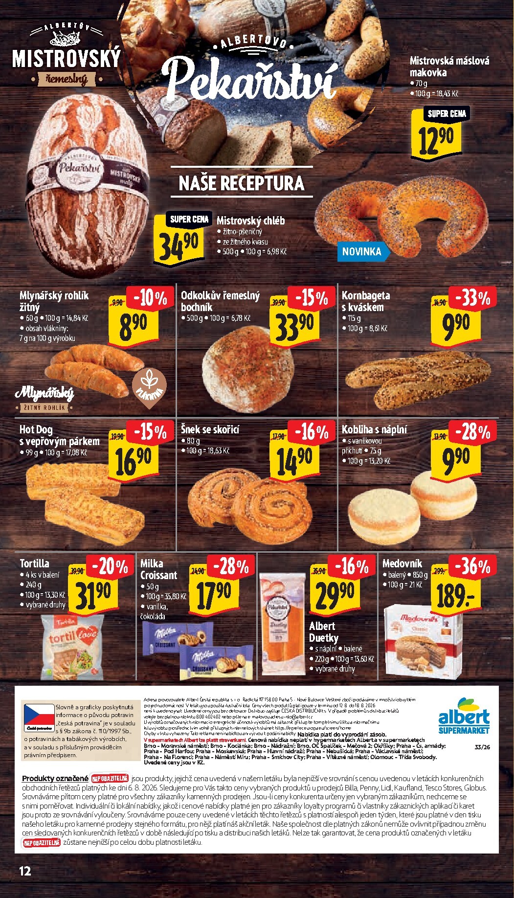 albert - Budoucí Albert Supermarket leták platný od středy 12.08.2026 do úterý 18.08.2026 - page: 20