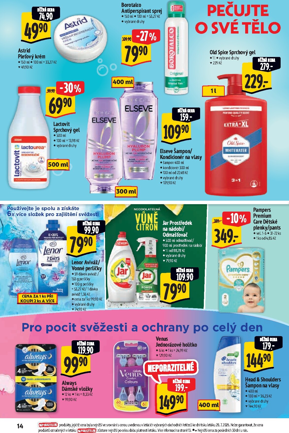albert - Aktuální Albert Supermarket - Značky leták platný od středy 05.08.2026 do úterý 18.08.2026 - page: 14