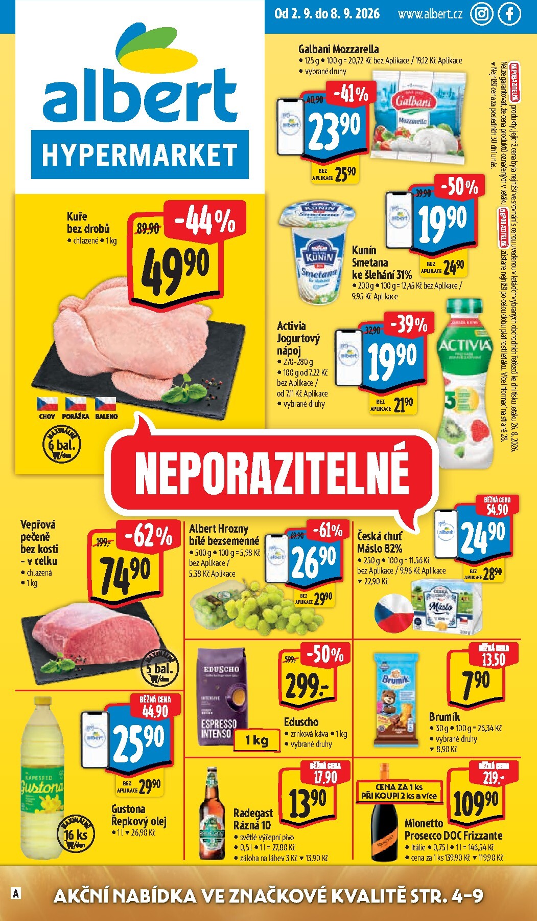 albert - Budoucí Albert Hypermarket leták platný od středy 02.09.2026 do úterý 08.09.2026