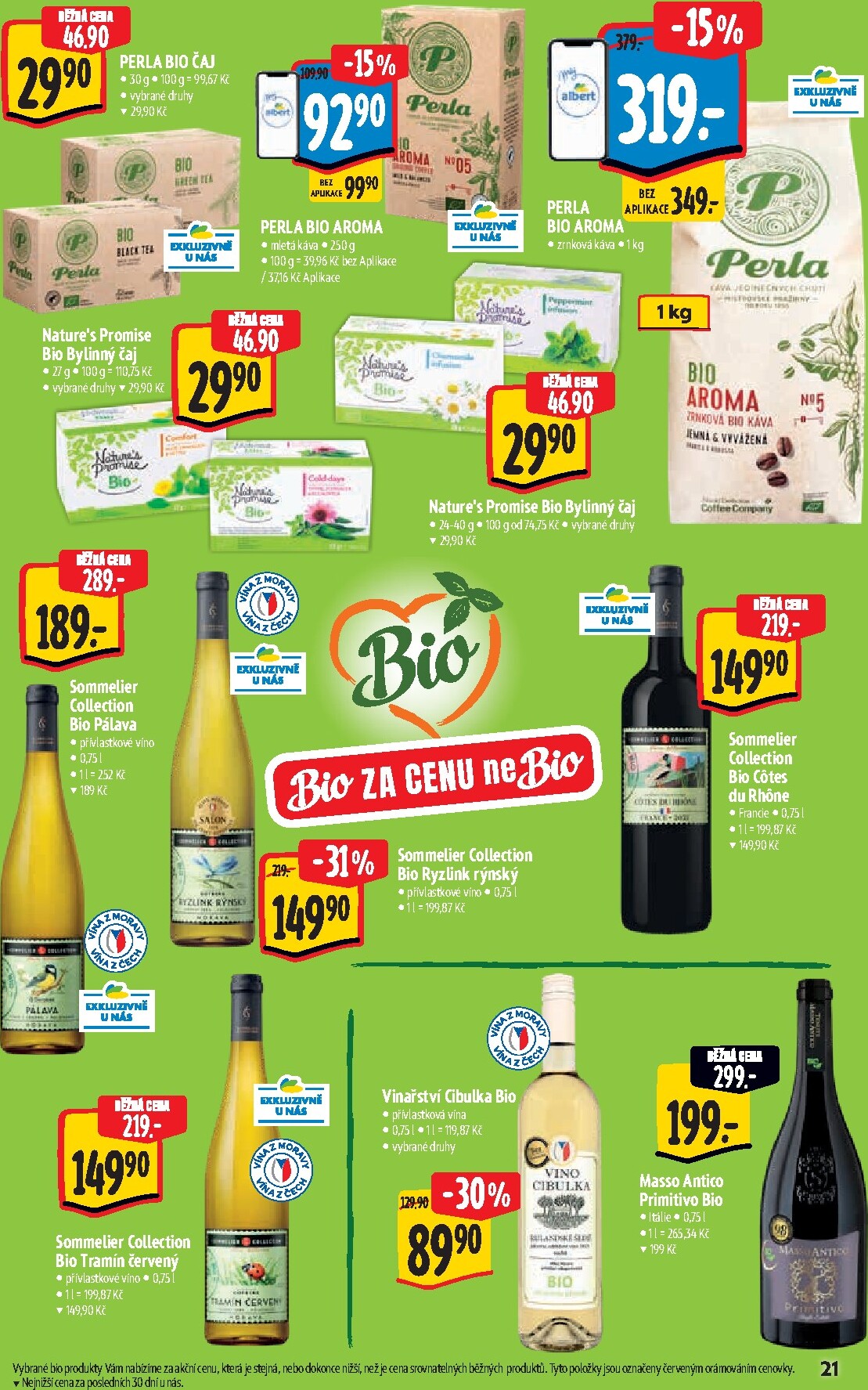 albert - Budoucí Albert Hypermarket - Bio leták platný od středy 02.09.2026 do úterý 29.09.2026 - page: 21