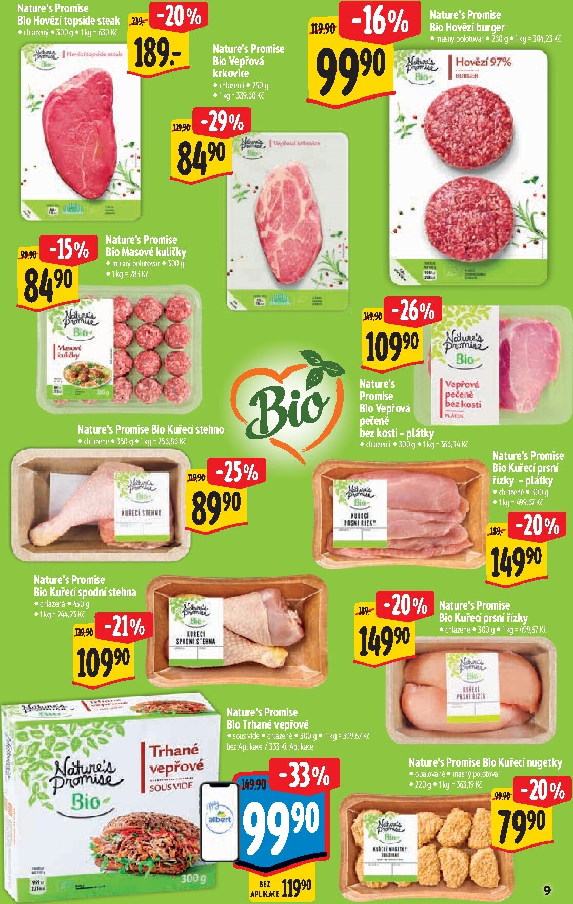 albert - Budoucí Albert Hypermarket - Bio leták platný od středy 02.09.2026 do úterý 29.09.2026 - page: 9