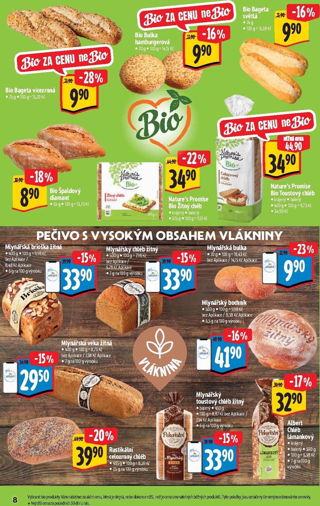 albert - Budoucí Albert Hypermarket - Bio leták platný od středy 02.09.2026 do úterý 29.09.2026 - page: 8