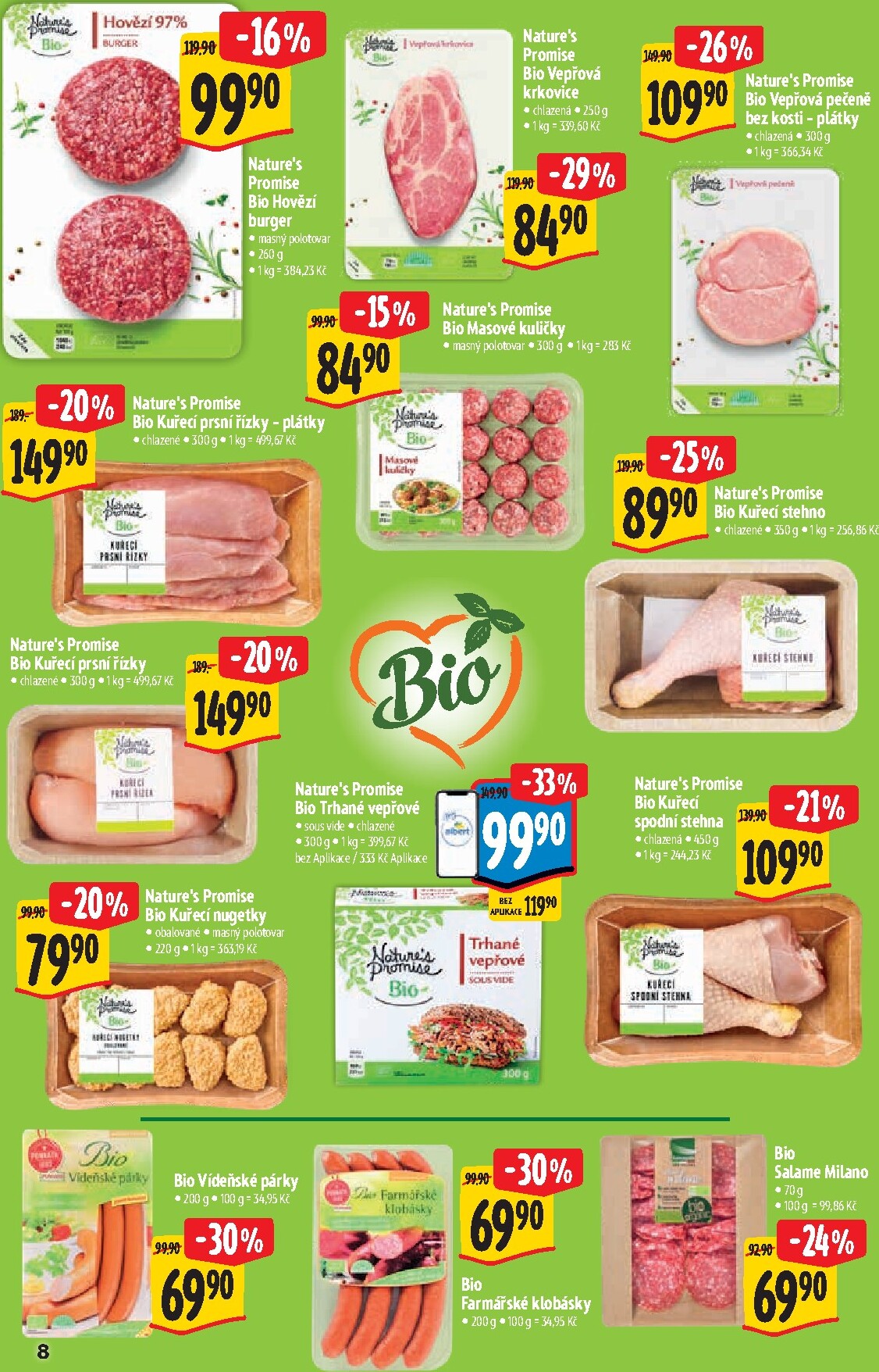 albert - Budoucí Albert Supermarket - Bio leták platný od středy 02.09.2026 do úterý 29.09.2026 - page: 8
