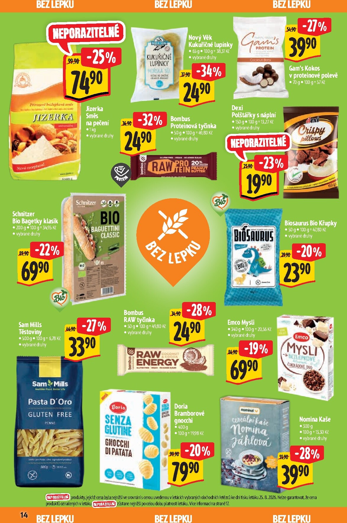 albert - Budoucí Albert Supermarket - Bio leták platný od středy 02.09.2026 do úterý 29.09.2026 - page: 14
