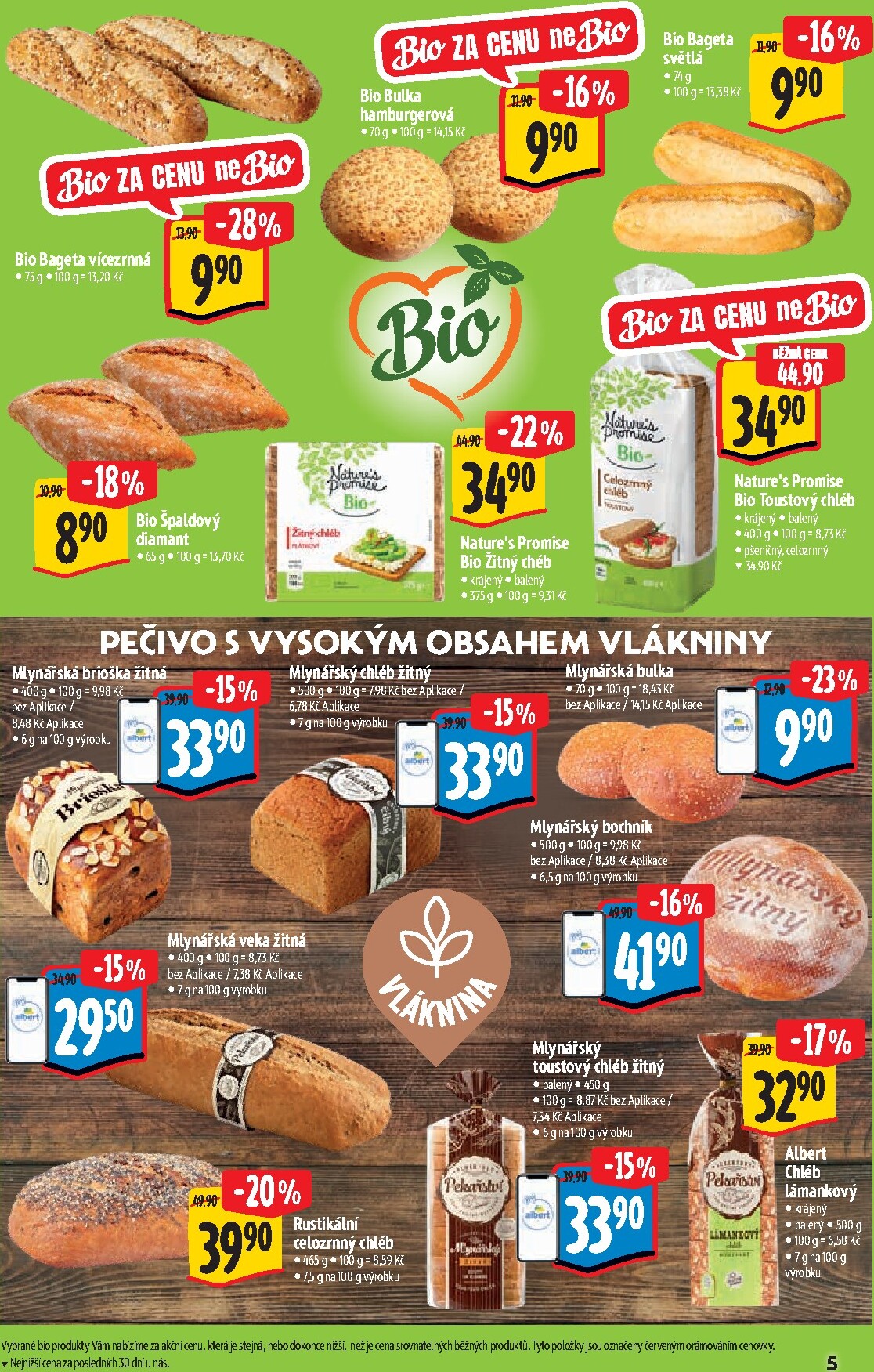albert - Budoucí Albert Supermarket - Bio leták platný od středy 02.09.2026 do úterý 29.09.2026 - page: 5