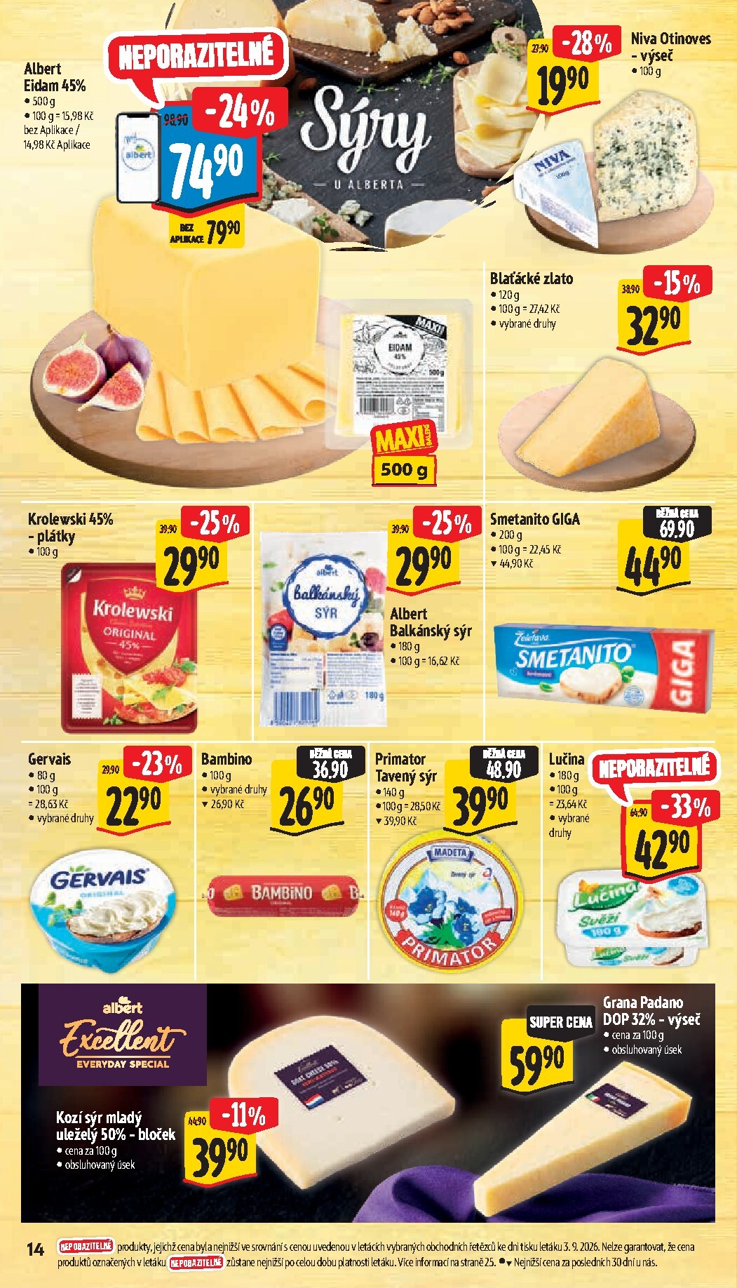 albert - Budoucí Albert Supermarket leták platný od středy 09.09.2026 do úterý 15.09.2026 - page: 24