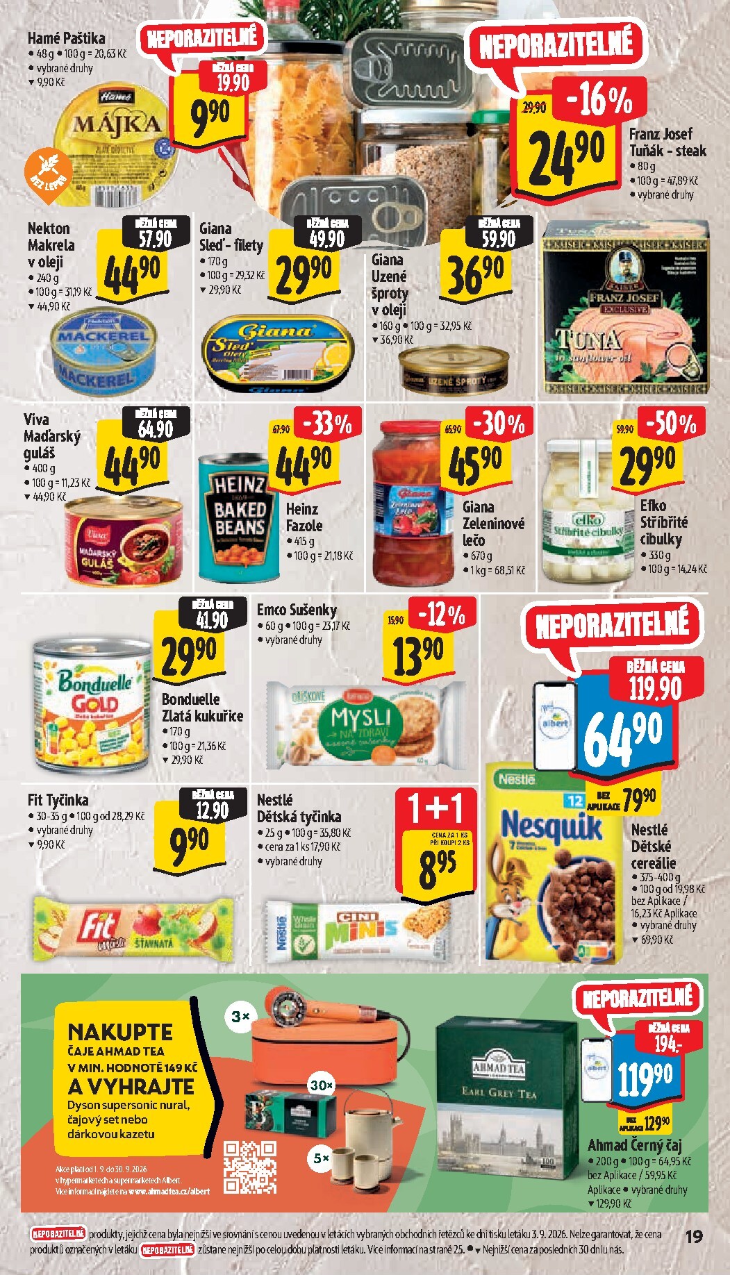 albert - Budoucí Albert Supermarket leták platný od středy 09.09.2026 do úterý 15.09.2026 - page: 29