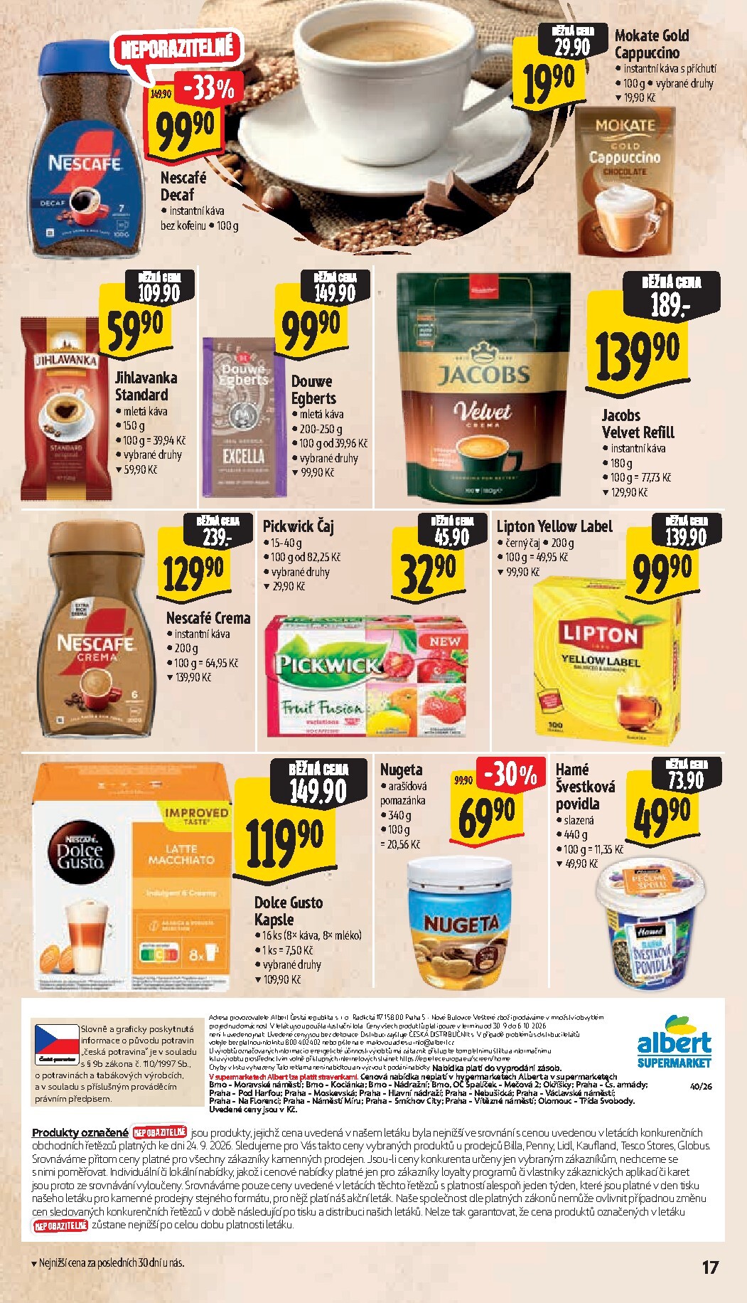 albert - Budoucí Albert Supermarket leták platný od středy 30.09.2026 do úterý 06.10.2026 - page: 27