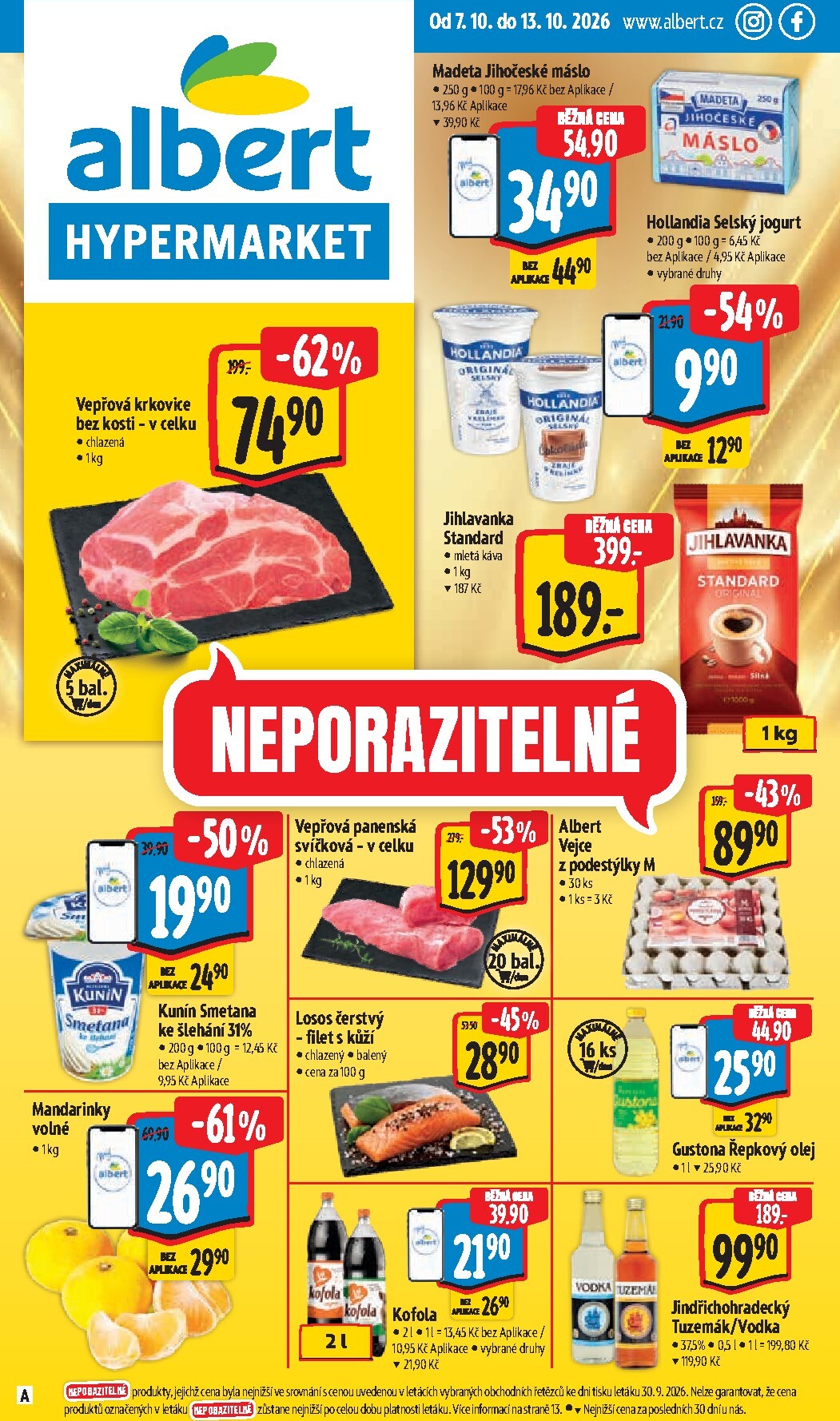 albert - Budoucí Albert Hypermarket leták platný od středy 07.10.2026 do úterý 13.10.2026