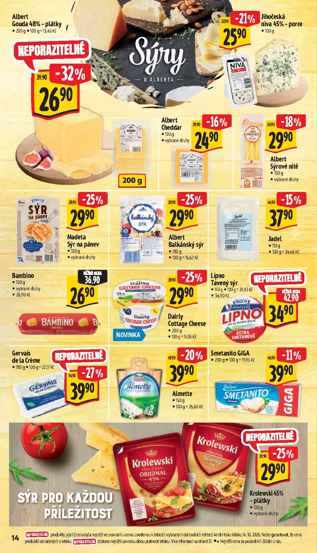 albert - Budoucí Albert Hypermarket leták platný od středy 21.10.2026 do úterý 27.10.2026 - page: 20