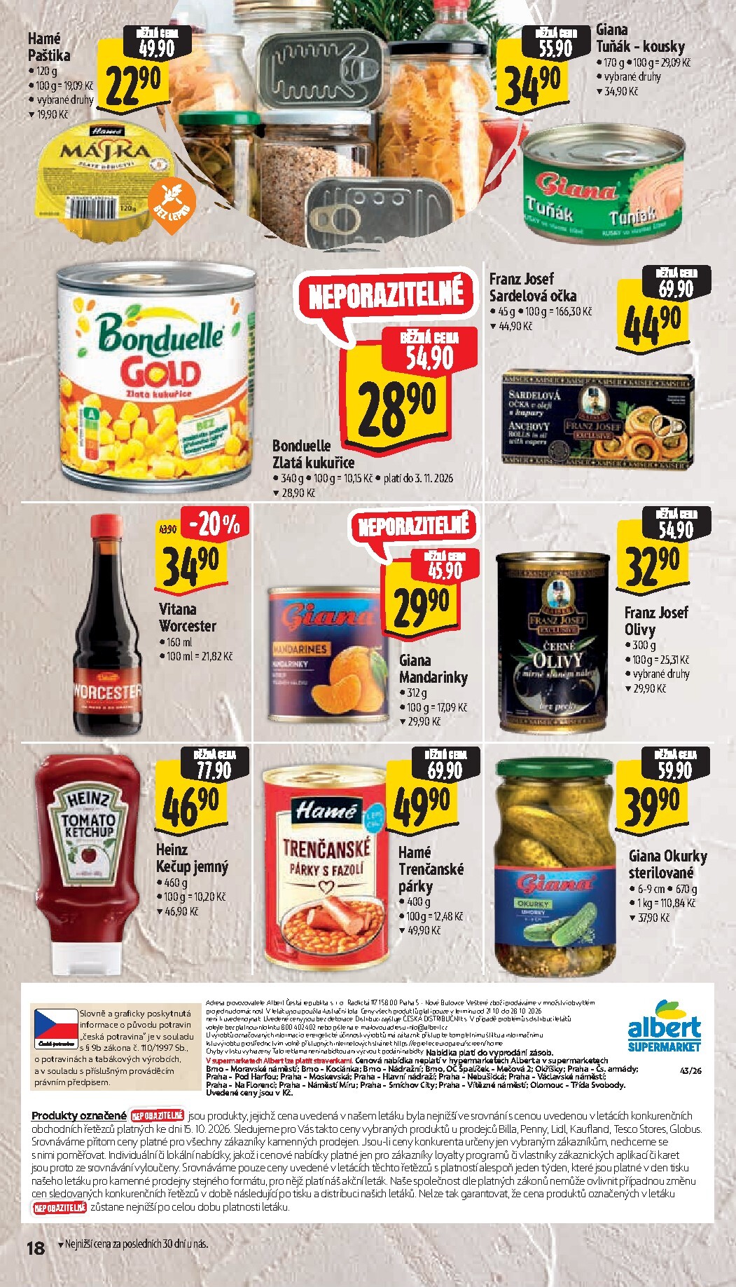 albert - Budoucí Albert Supermarket leták platný od středy 21.10.2026 do úterý 27.10.2026 - page: 26