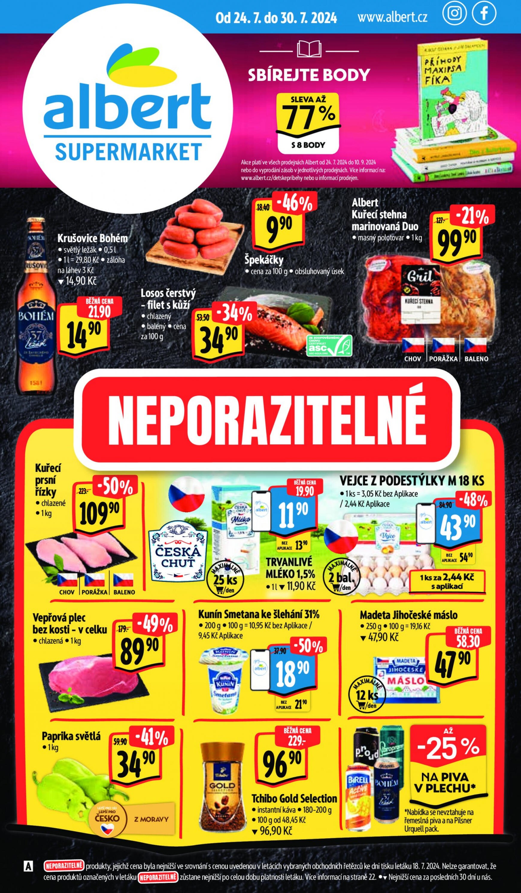 albert - Leták Albert Supermarket od 24.07. do 30.07.