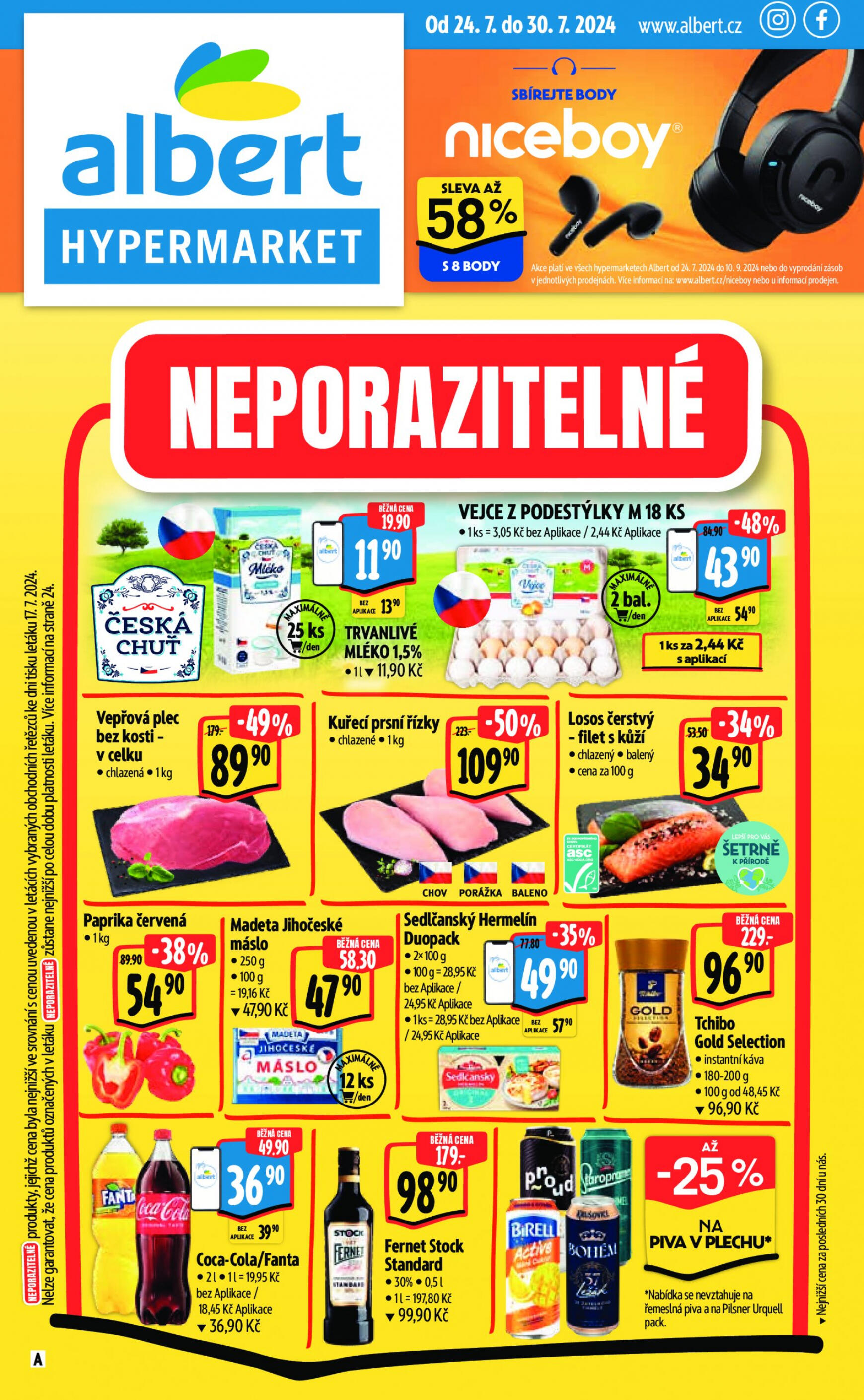 albert - Leták Albert Hypermarket od 24.07. do 30.07.
