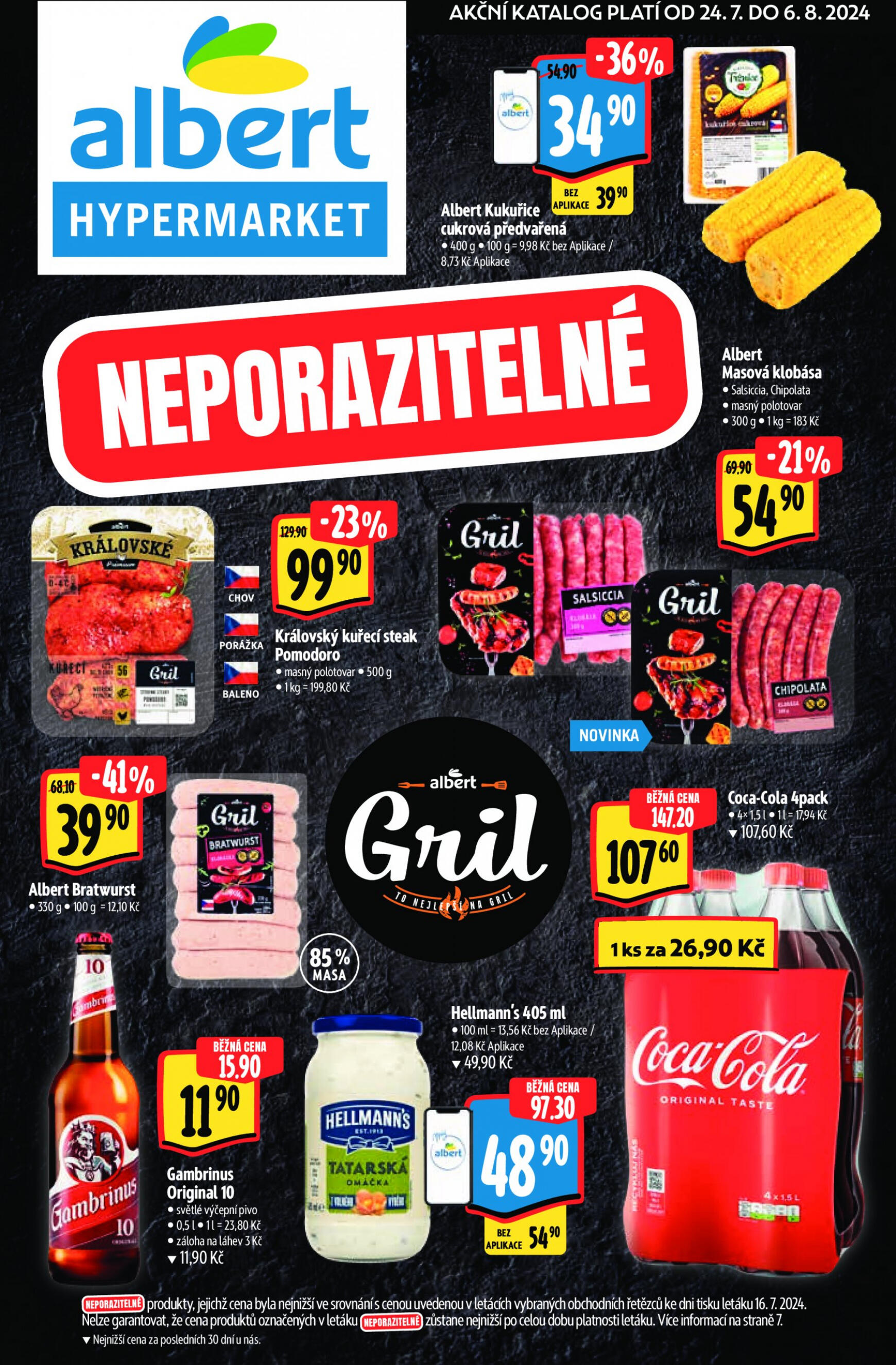 albert - Leták Albert Hypermarket - Gril od 24.07. do 06.08. - page: 1