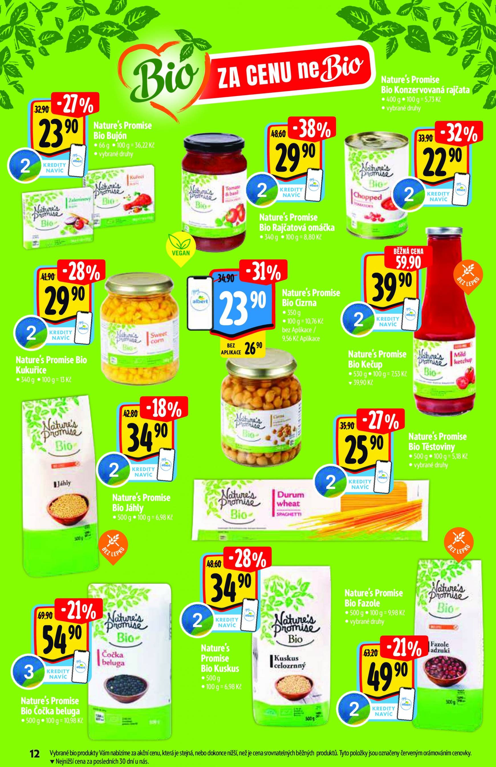 albert - Leták Albert Supermarket - Bio od 04.09. do 01.10. - page: 12