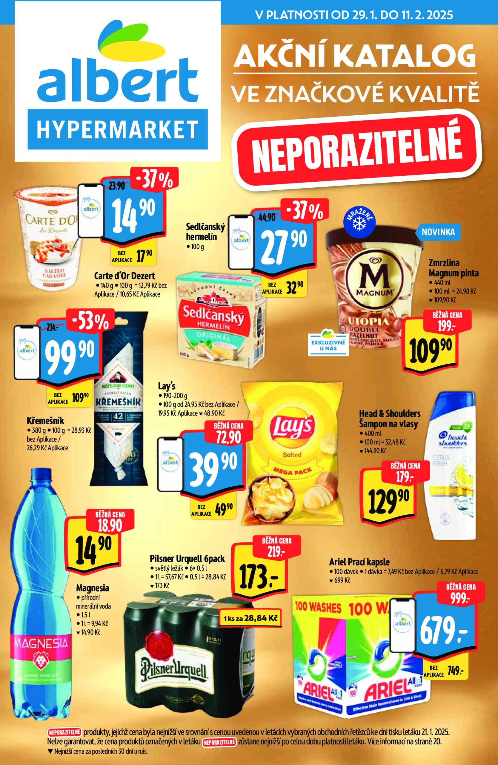 albert - Leták Albert Hypermarket - Akční katalog od 29.01. do 11.02.