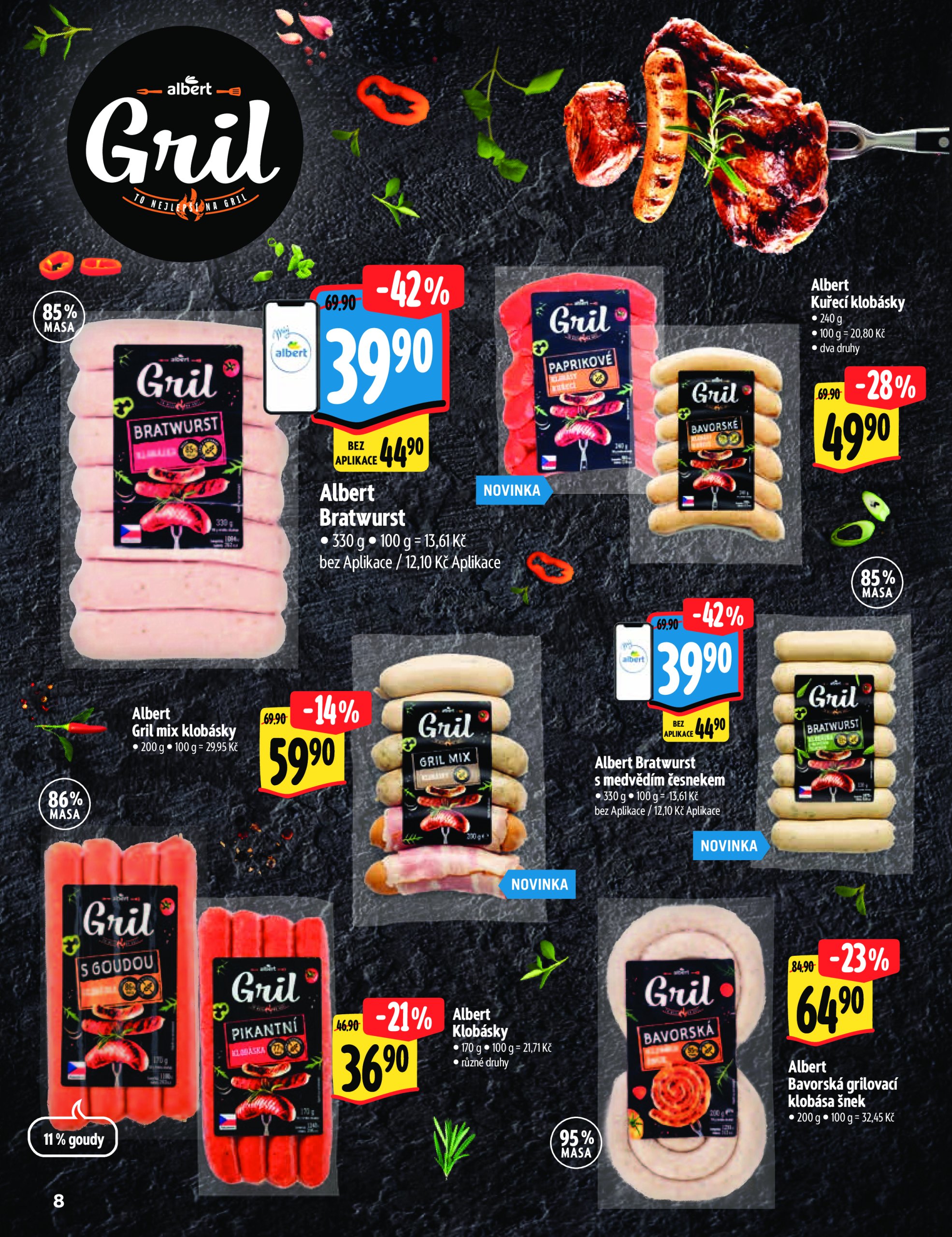 albert - Leták Albert Hypermarket - Gril od 22.04. do 04.05. - page: 8