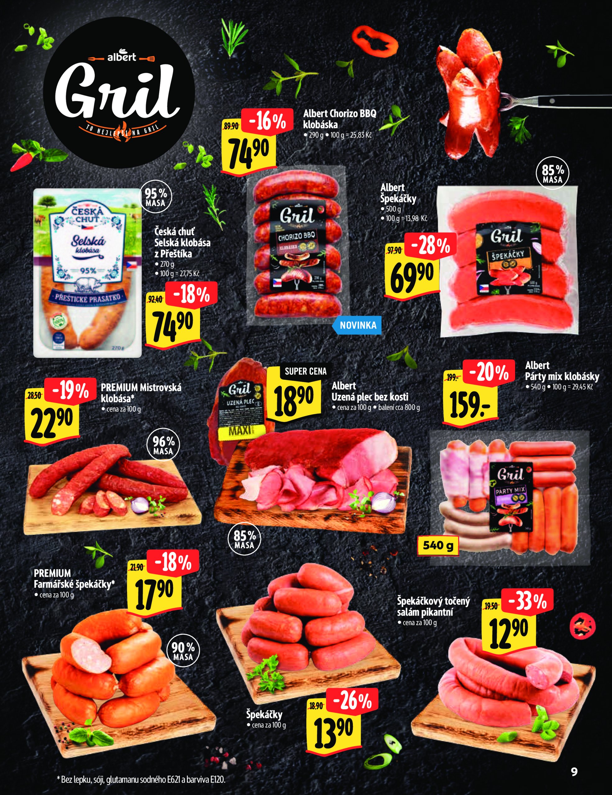 albert - Leták Albert Hypermarket - Gril od 22.04. do 04.05. - page: 9