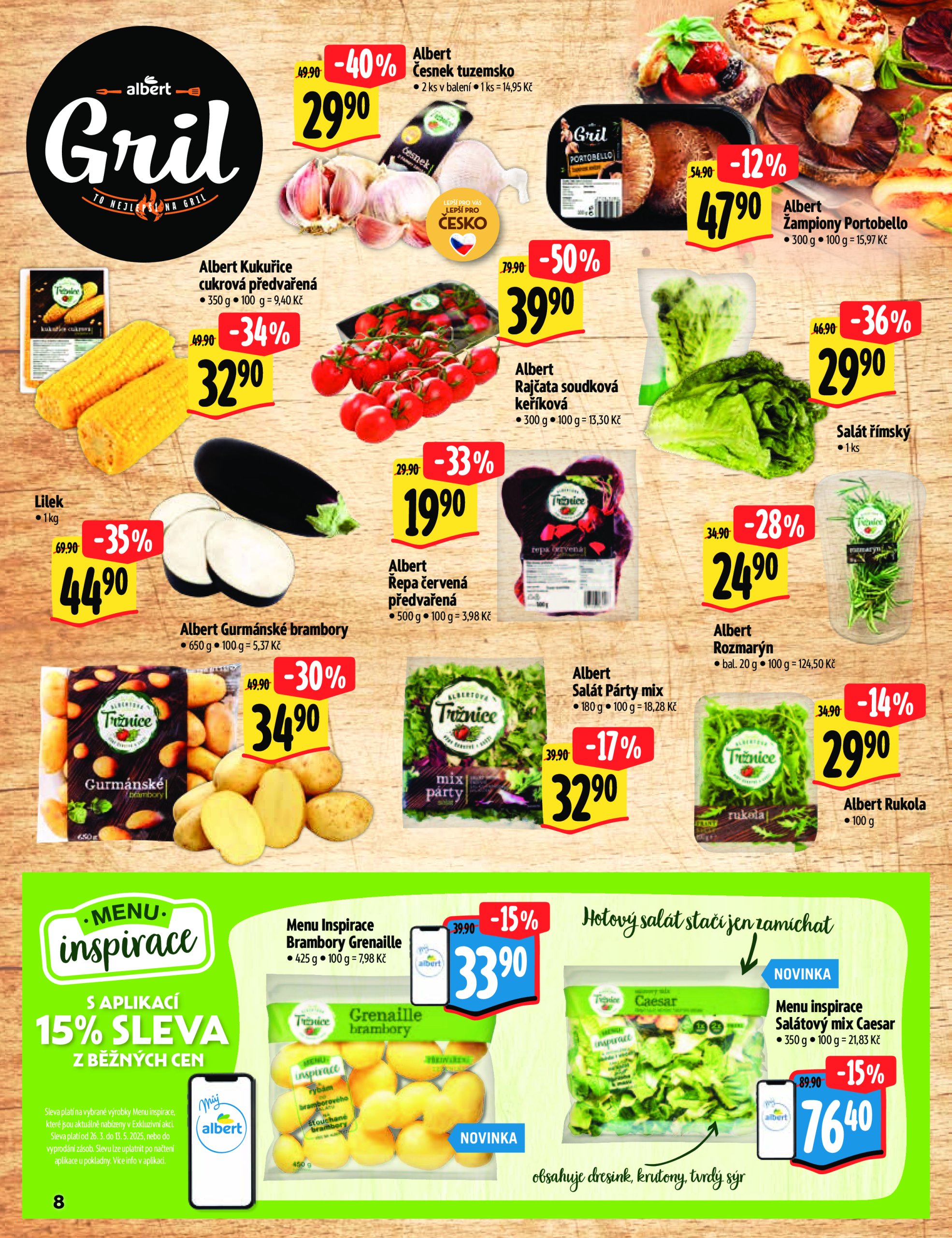 albert - Leták Albert Supermarket - Gril od 22.04. do 04.05. - page: 8
