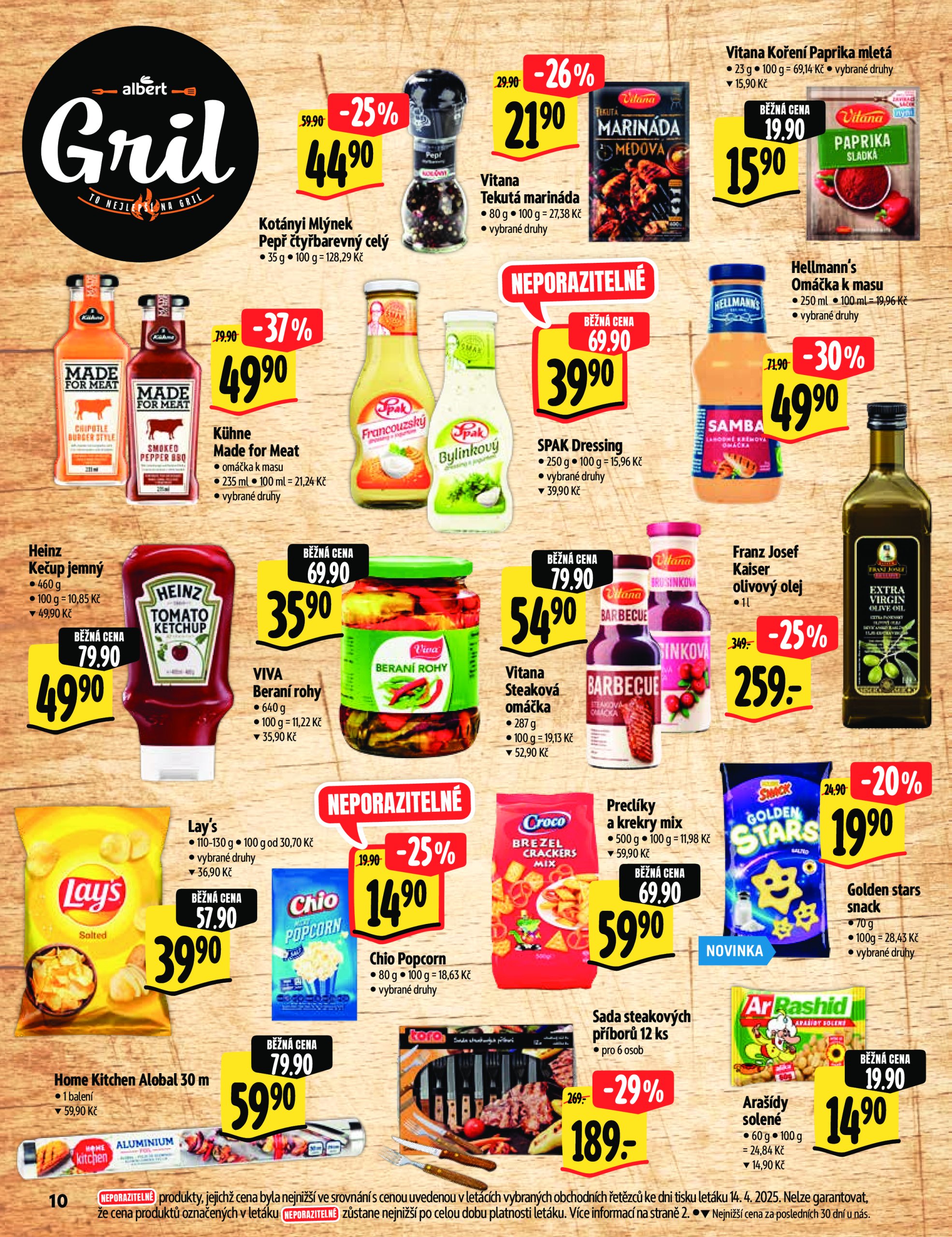 albert - Leták Albert Supermarket - Gril od 22.04. do 04.05. - page: 10