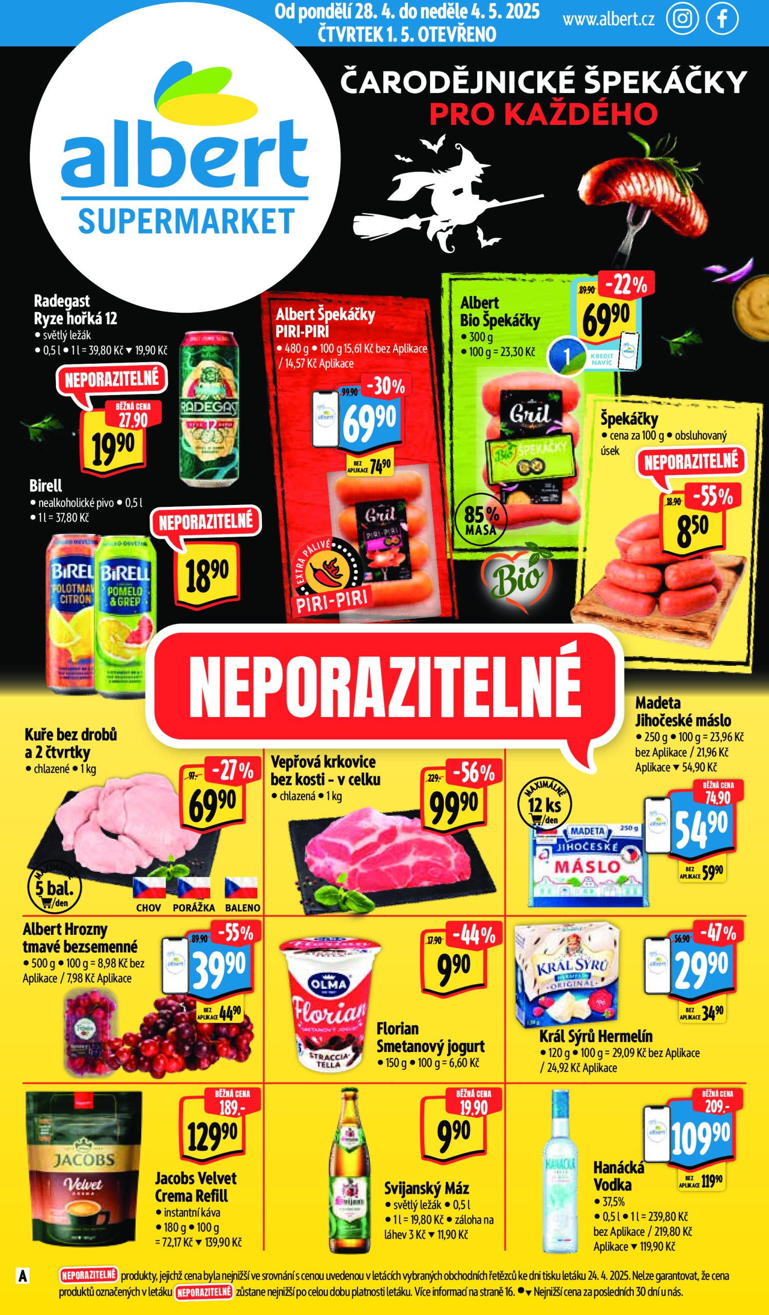 albert - Leták Albert Supermarket od 28.04. do 04.05.