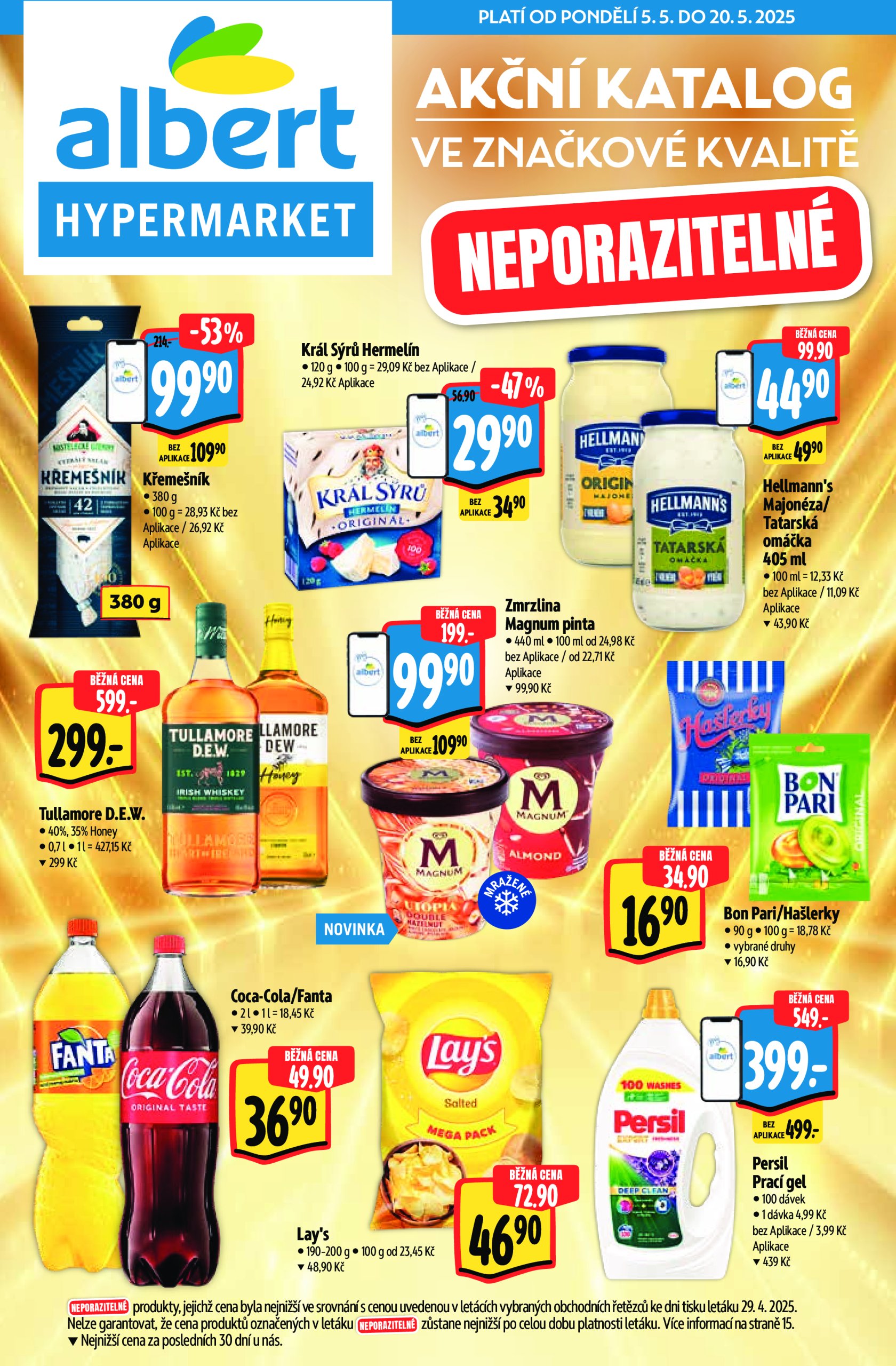 albert - Leták Albert Hypermarket - Značková kvalita od 05.05. do 20.05.