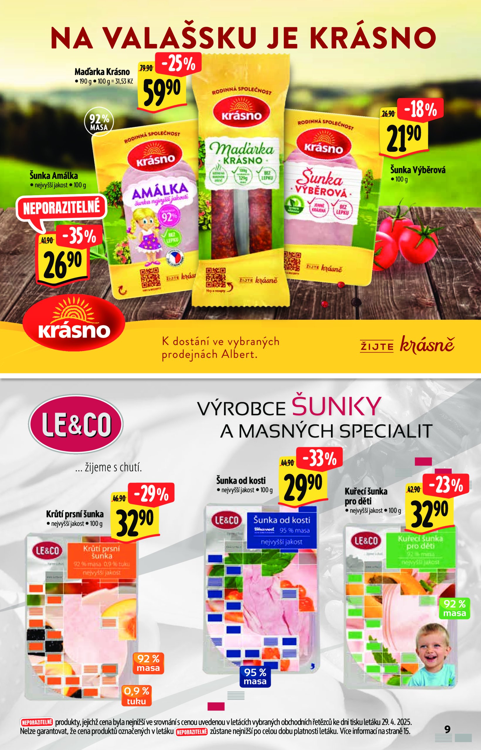 albert - Leták Albert Hypermarket - Značková kvalita od 05.05. do 20.05. - page: 9
