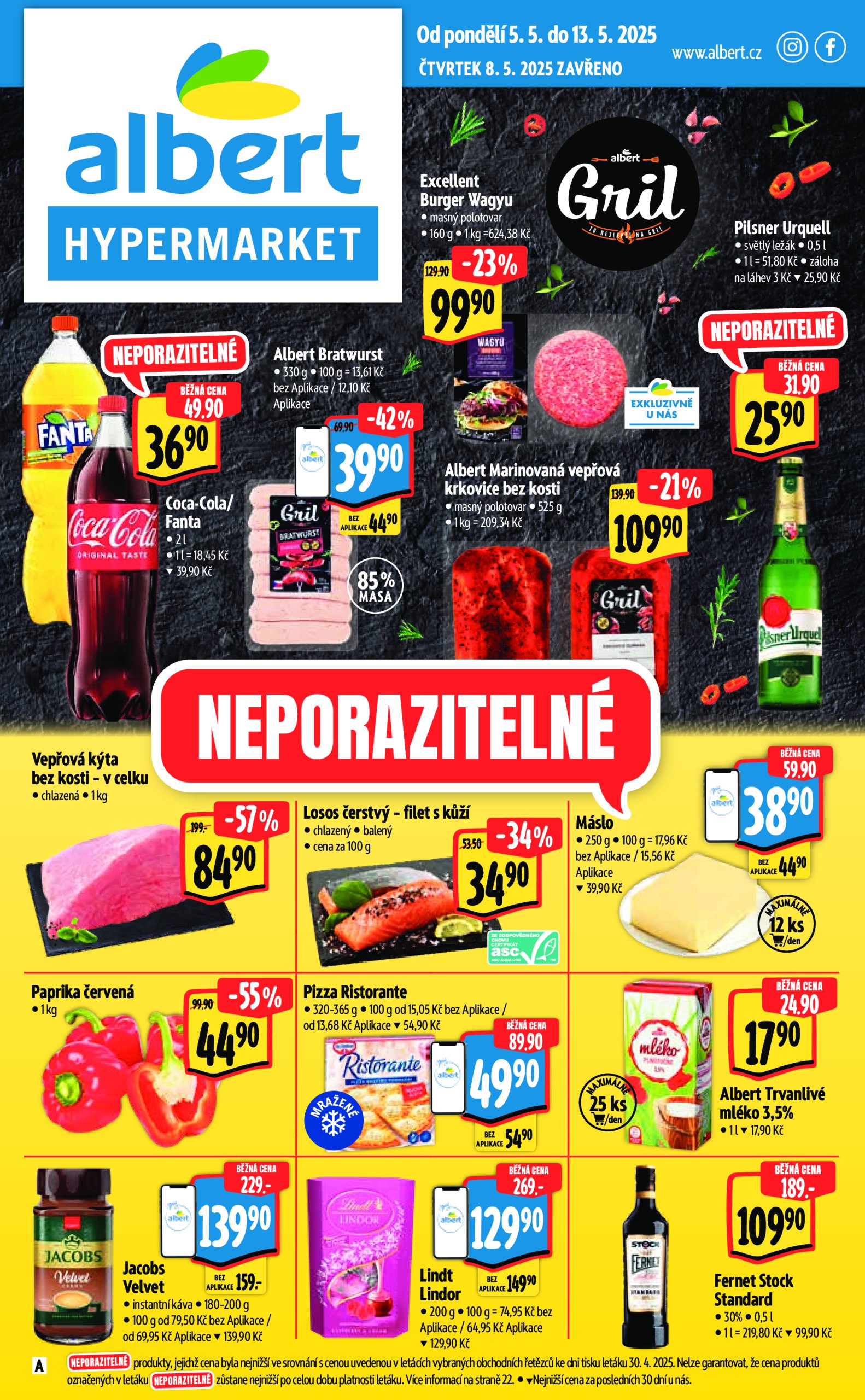 albert - Leták Albert Hypermarket od 05.05. do 13.05.