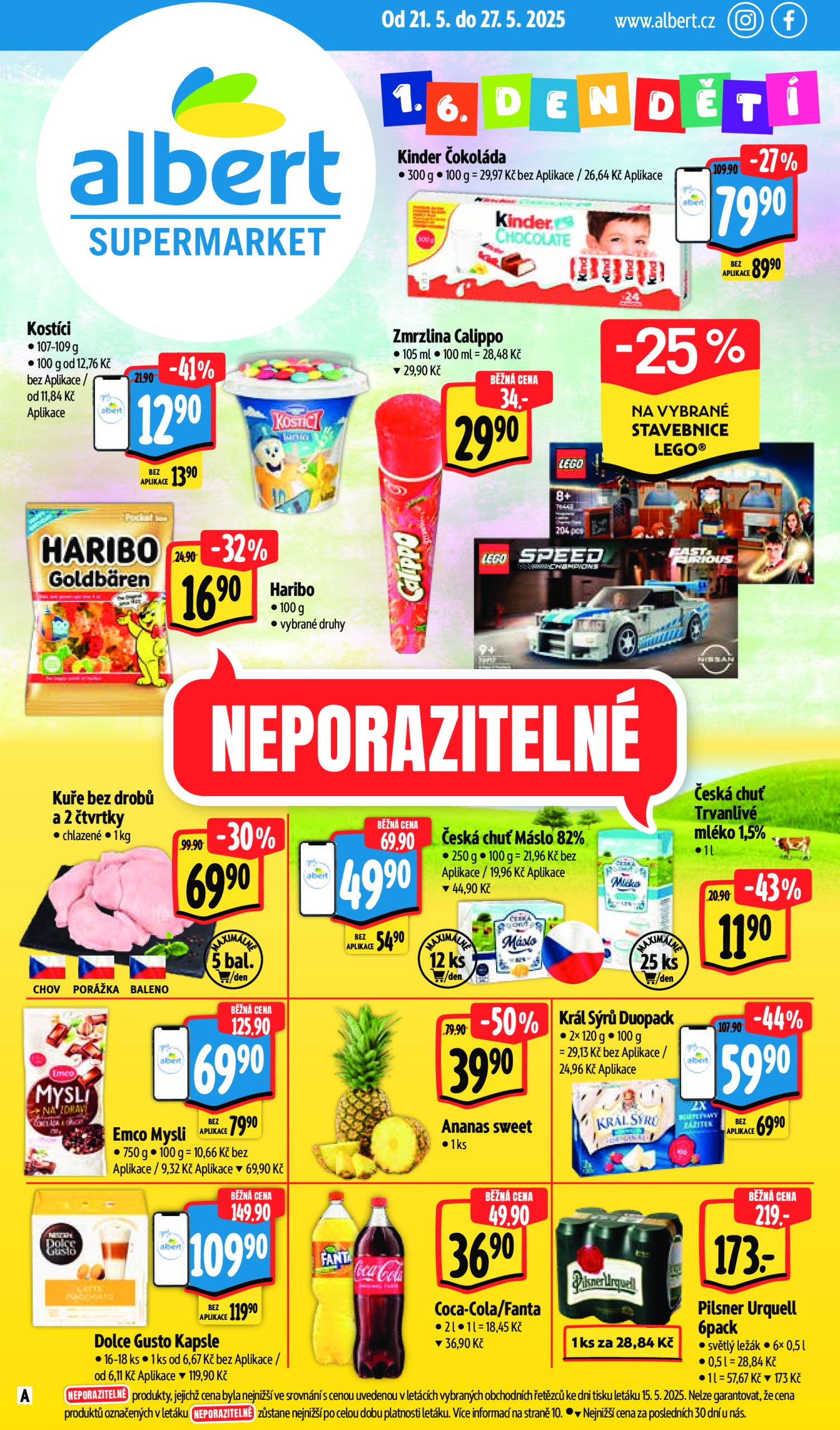 albert - Leták Albert Supermarket od 21.05. do 27.05.